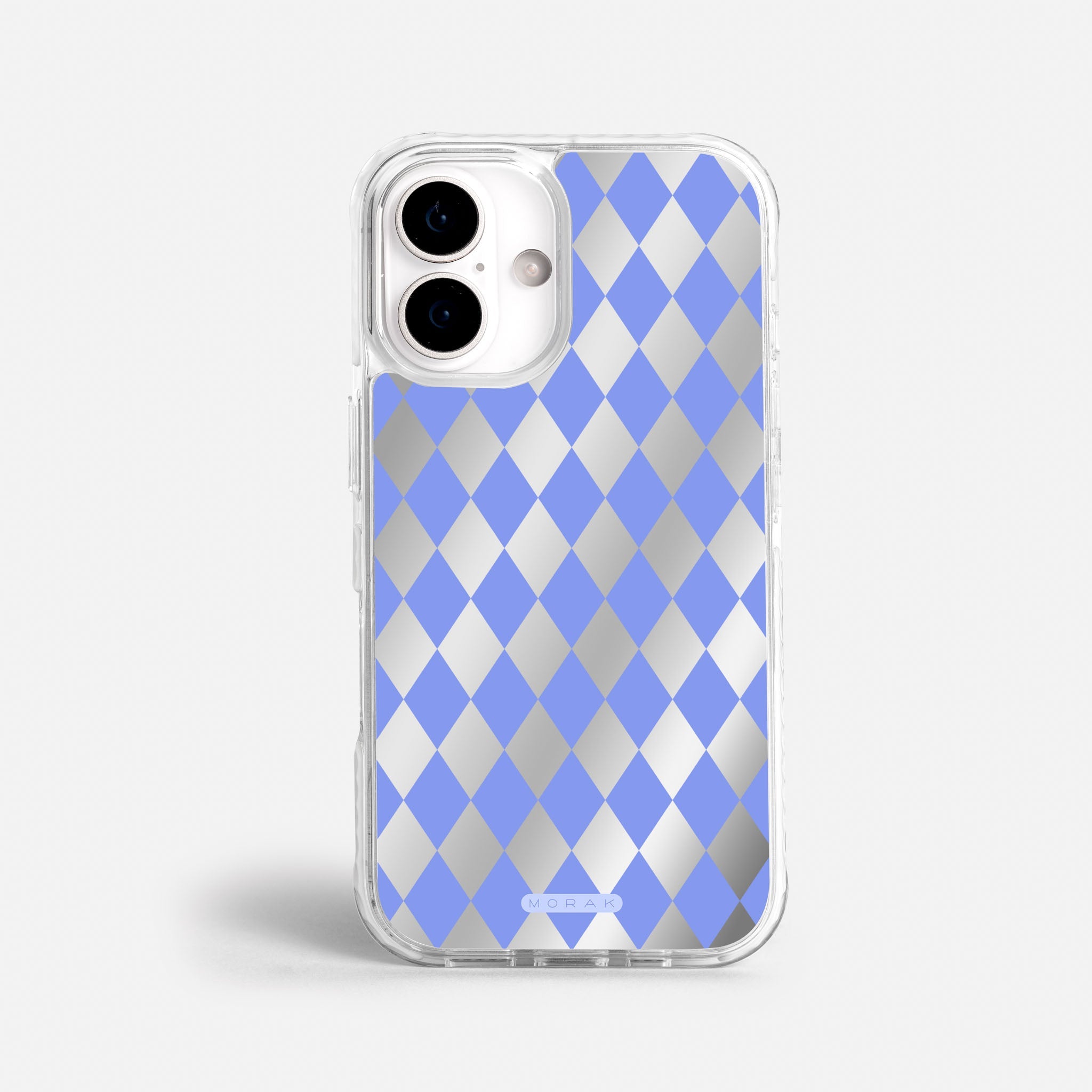 Case Blue Diamonds - Espejo Premium – Protección antigolpe | Diseño colombiano | Morak