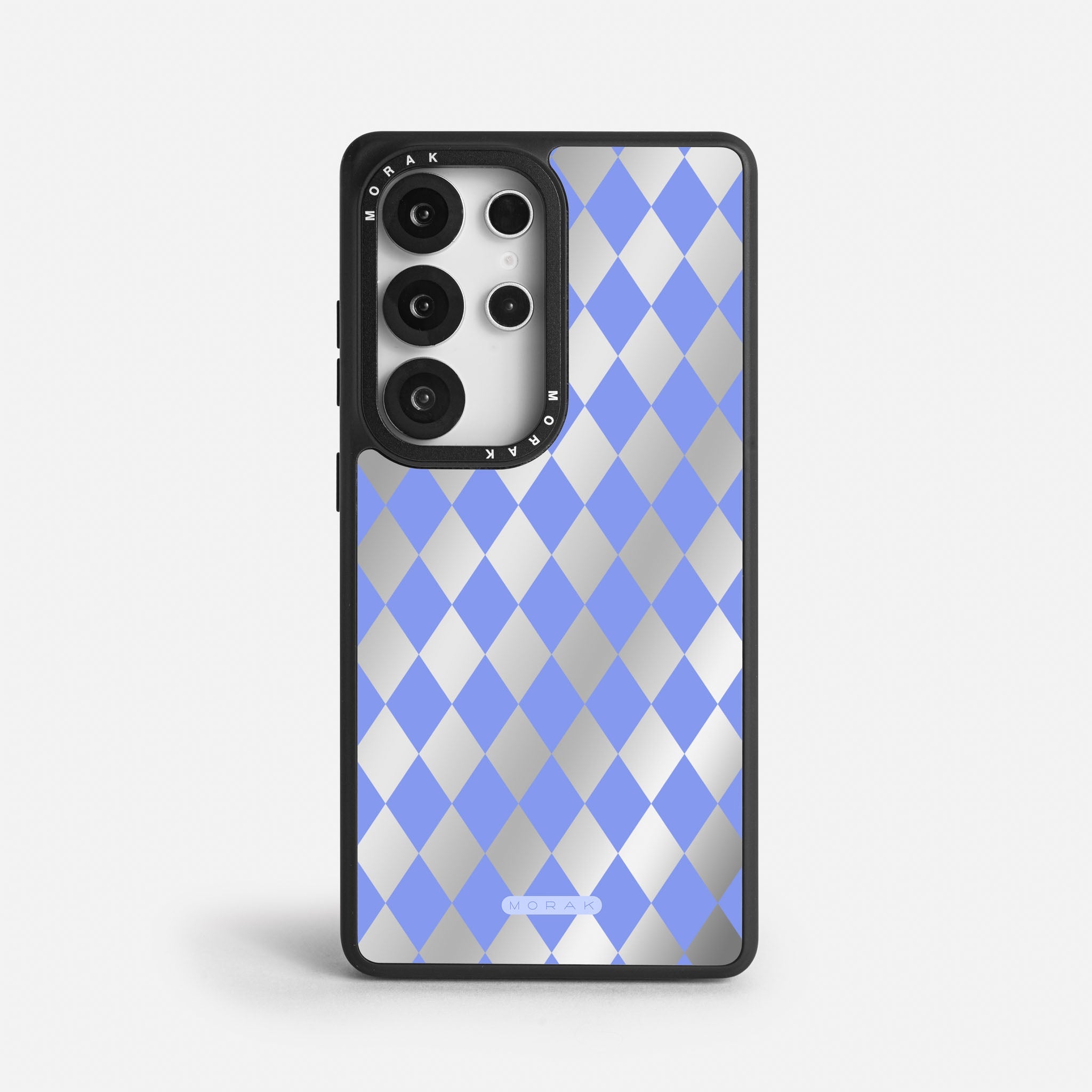 Case Blue Diamonds - Espejo Premium – Protección antigolpe | Diseño colombiano | Morak