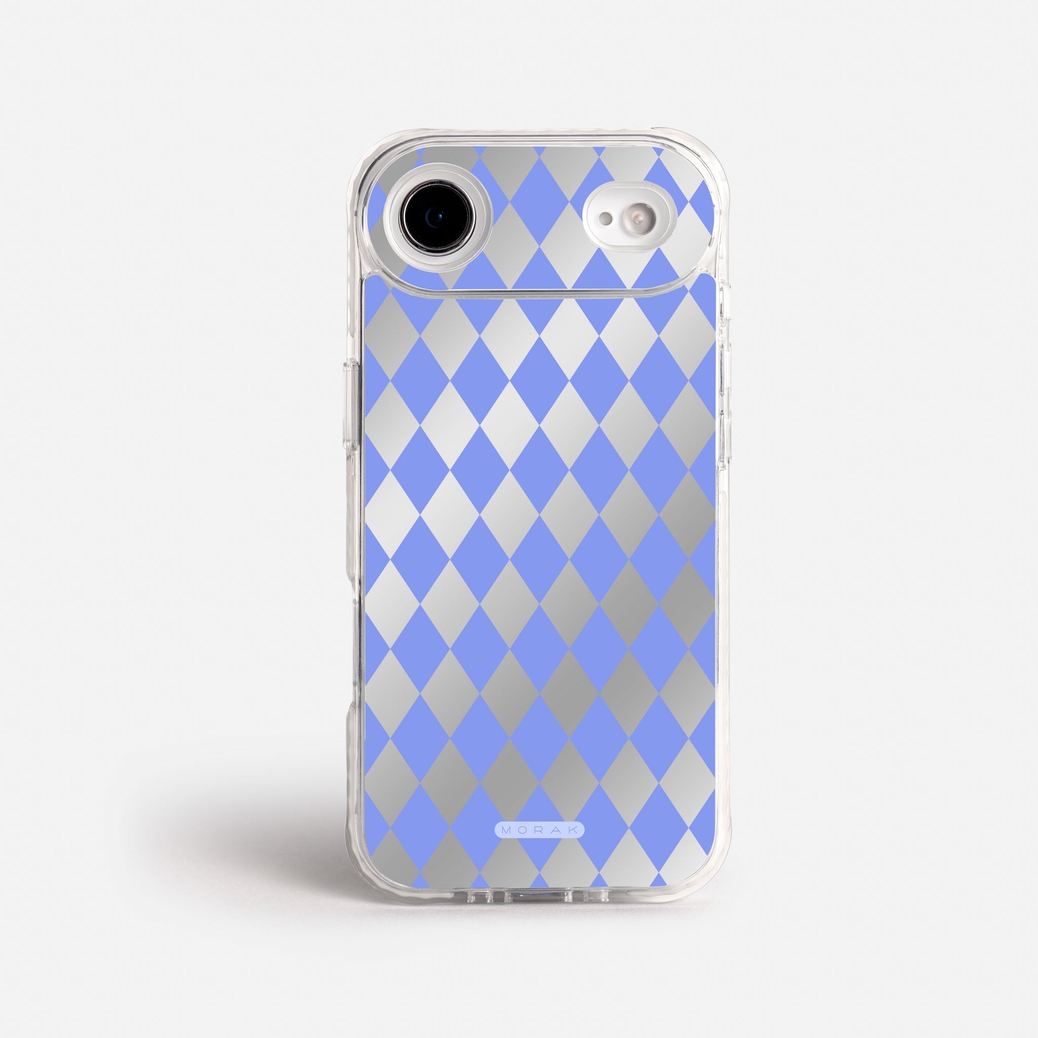 Case Blue Diamonds - Espejo Premium – Protección antigolpe | Diseño colombiano | Morak
