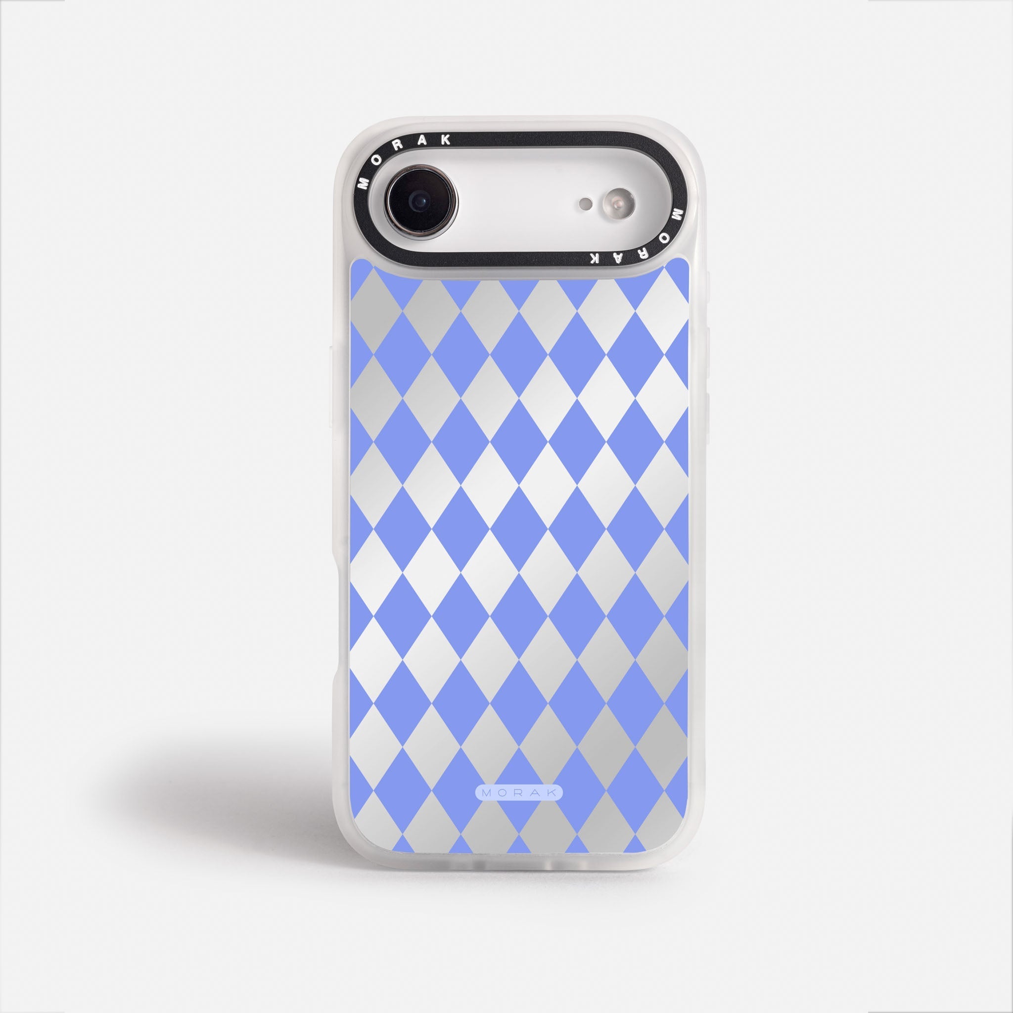 Case Blue Diamonds - Espejo Premium – Protección antigolpe | Diseño colombiano | Morak
