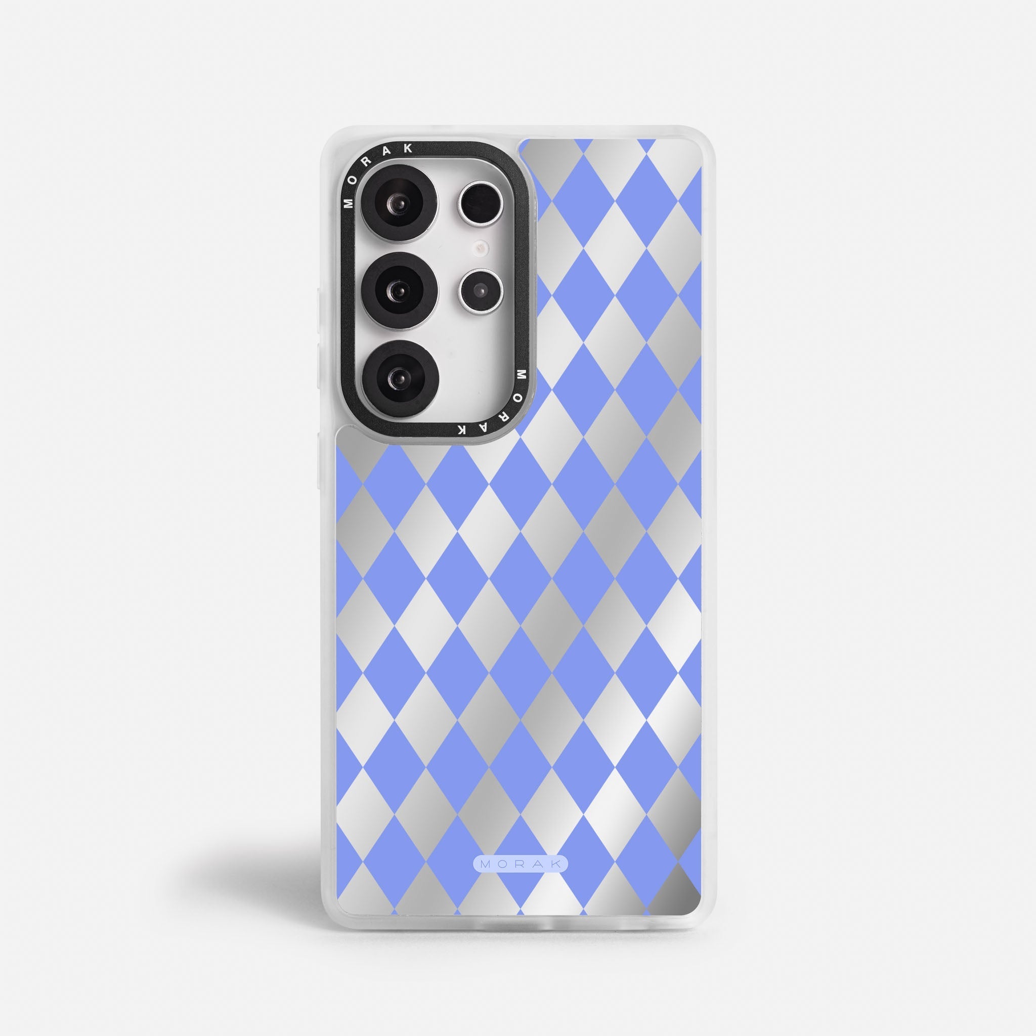 Case Blue Diamonds - Espejo Premium – Protección antigolpe | Diseño colombiano | Morak