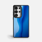 Case Funda Blue soul - Blanco Premium Para iPhone 17-12 Samsung S26-S22