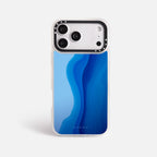 Case Funda Blue soul - Blanco Premium Para iPhone 17-12 Samsung S26-S22
