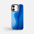 Case Funda Blue soul - Blanco Premium Para iPhone 17-12 Samsung S26-S22