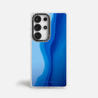 Case Funda Blue soul - Blanco Premium Para iPhone 17-12 Samsung S26-S22