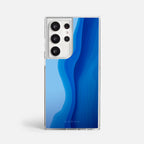 Case Funda Blue soul - Blanco Premium Para iPhone 17-12 Samsung S26-S22