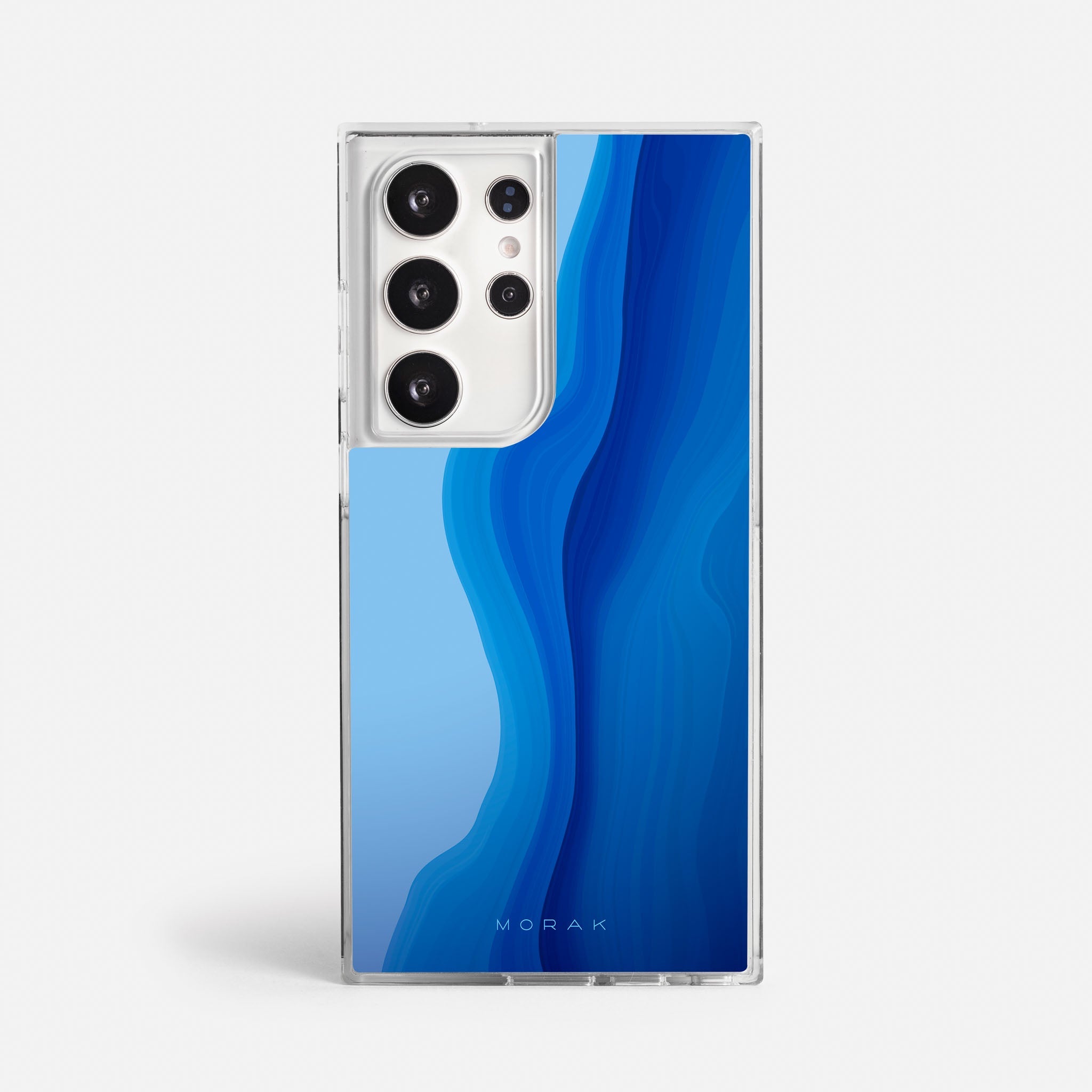 Case Blue soul - Blanco Premium – Protección antigolpe | Diseño colombiano | Morak