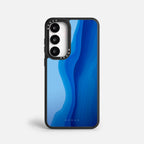 Case Funda Blue soul - Blanco Premium Para iPhone 17-12 Samsung S26-S22