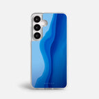 Case Funda Blue soul - Blanco Premium Para iPhone 17-12 Samsung S26-S22