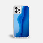 Case Funda Blue soul - Blanco Premium Para iPhone 17-12 Samsung S26-S22