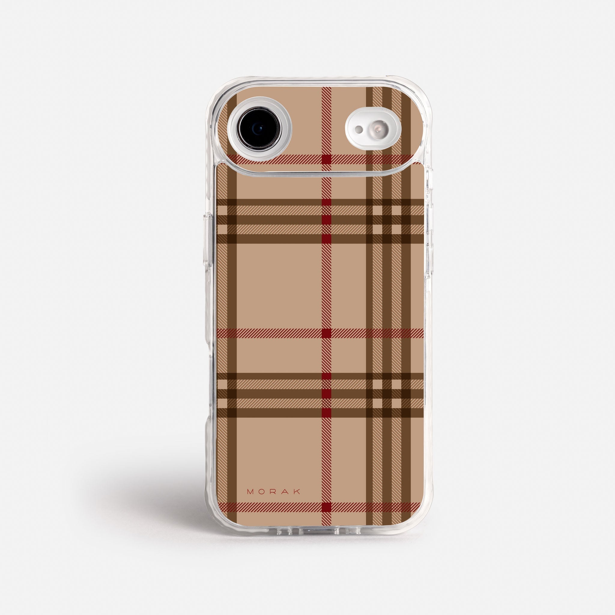 Case Classic Tartan - Blanco Premium – Protección antigolpe | Diseño colombiano | Morak
