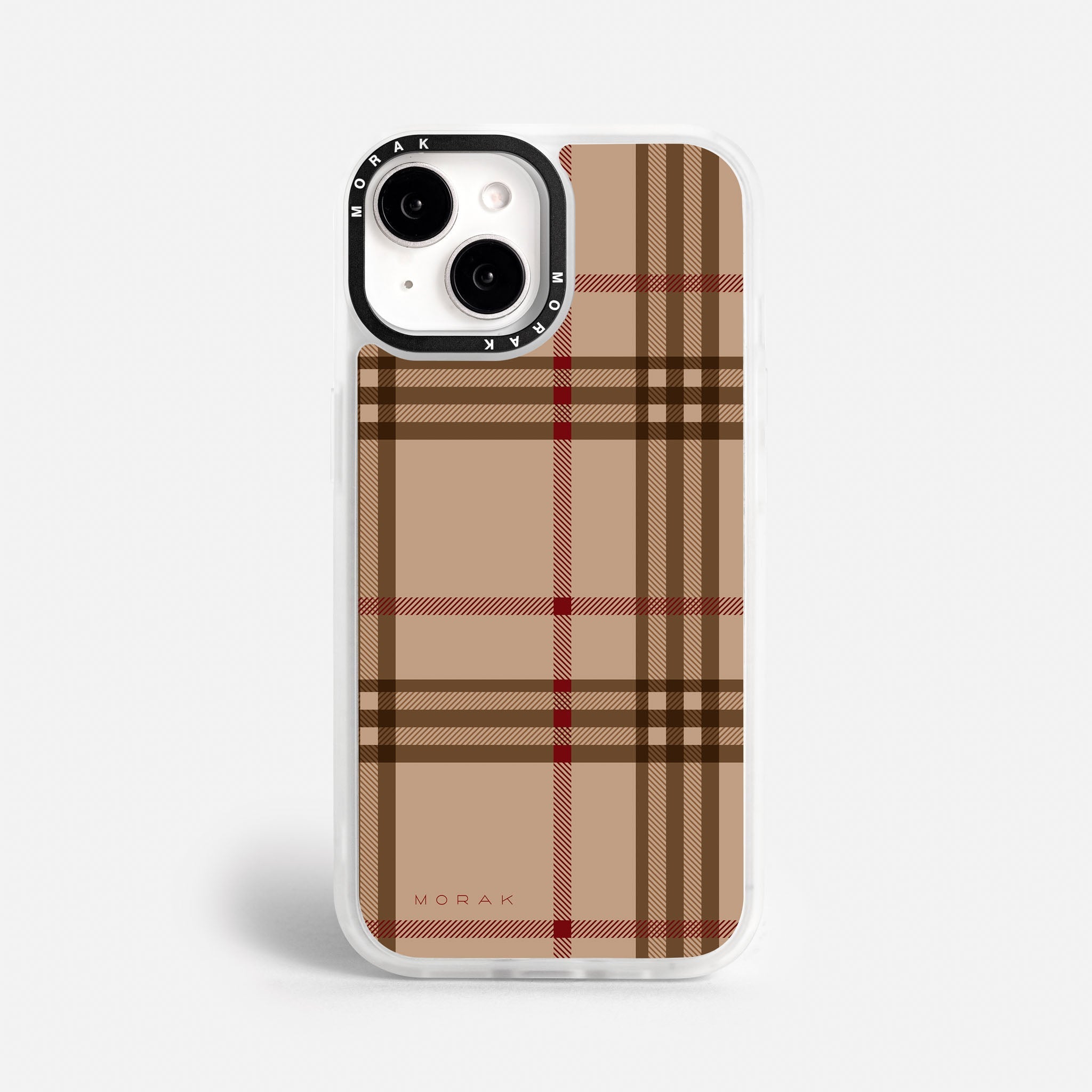 Case Classic Tartan - Blanco Premium – Protección antigolpe | Diseño colombiano | Morak