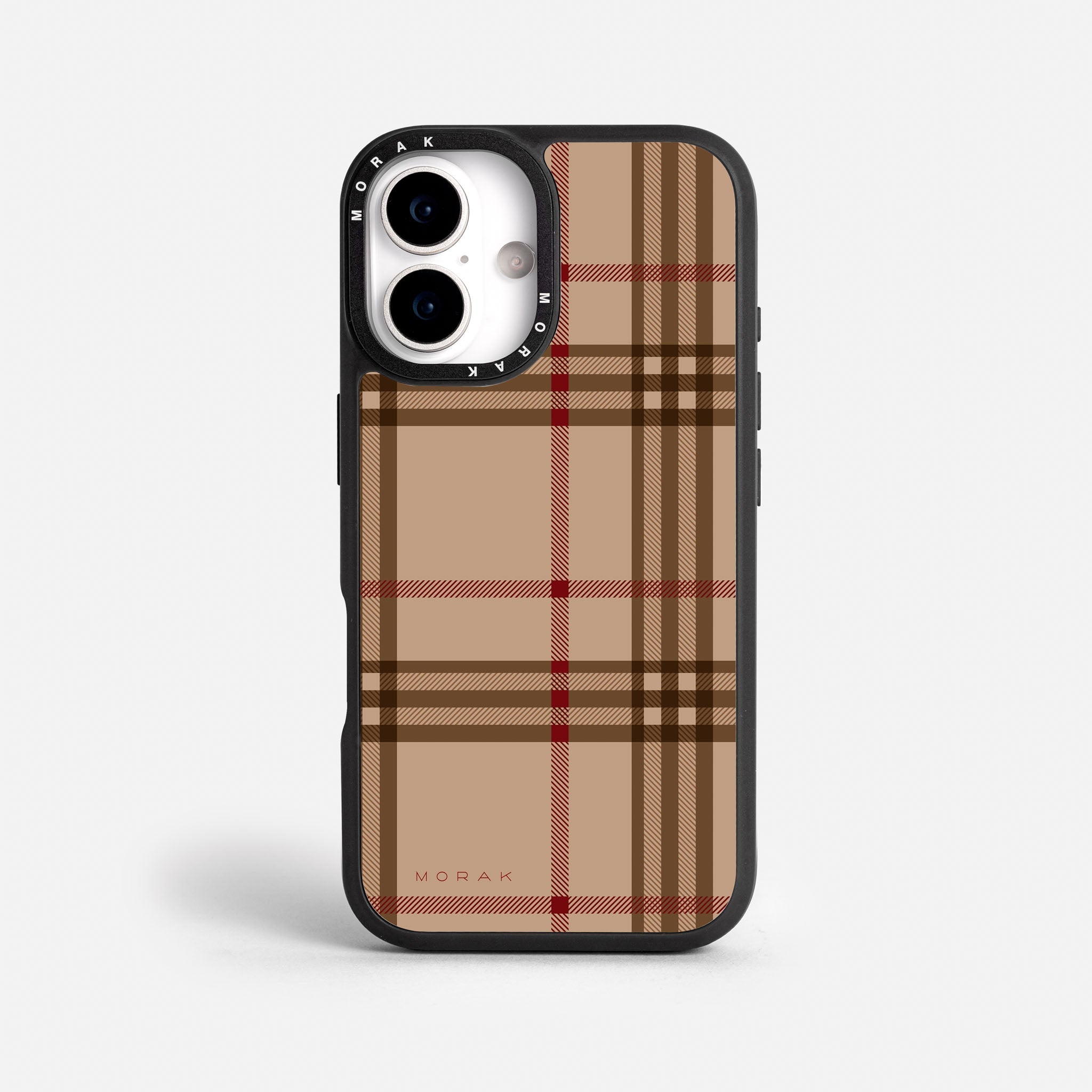 Case Classic Tartan - Blanco Premium – Protección antigolpe | Diseño colombiano | Morak