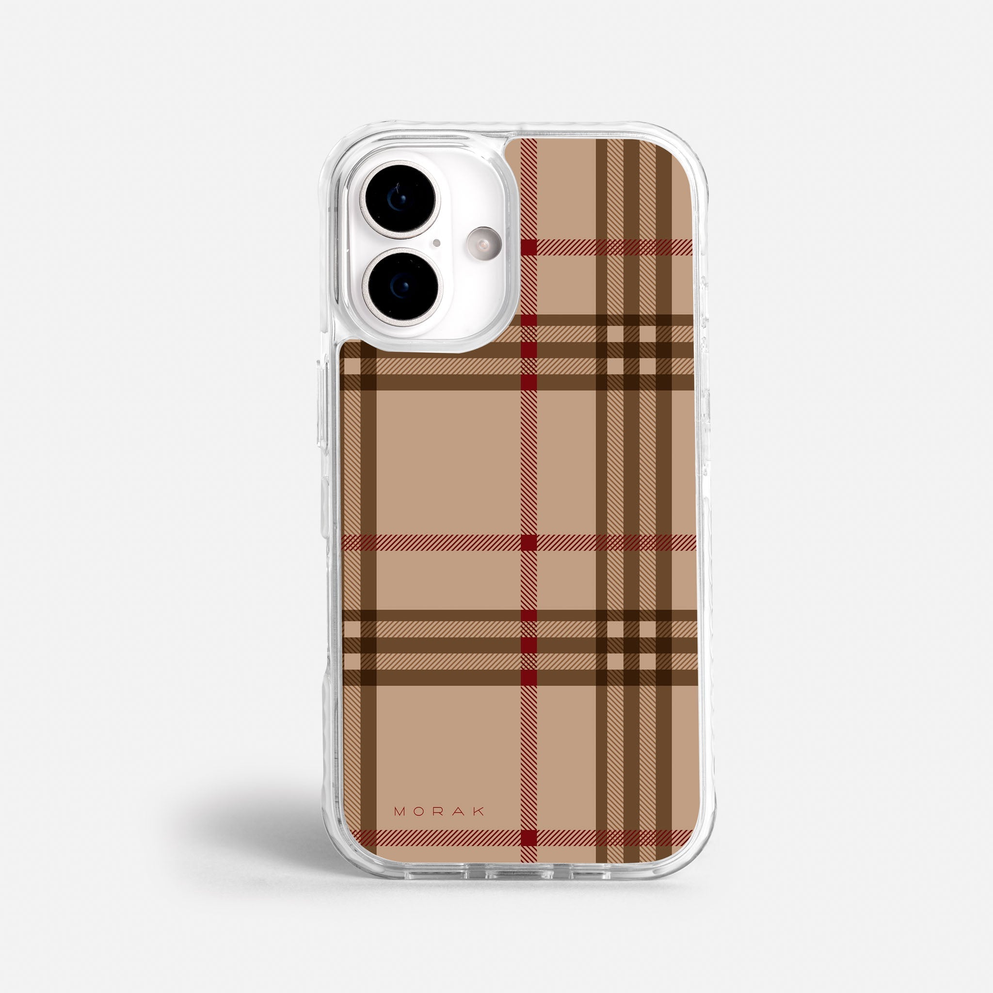 Case Classic Tartan - Blanco Premium – Protección antigolpe | Diseño colombiano | Morak