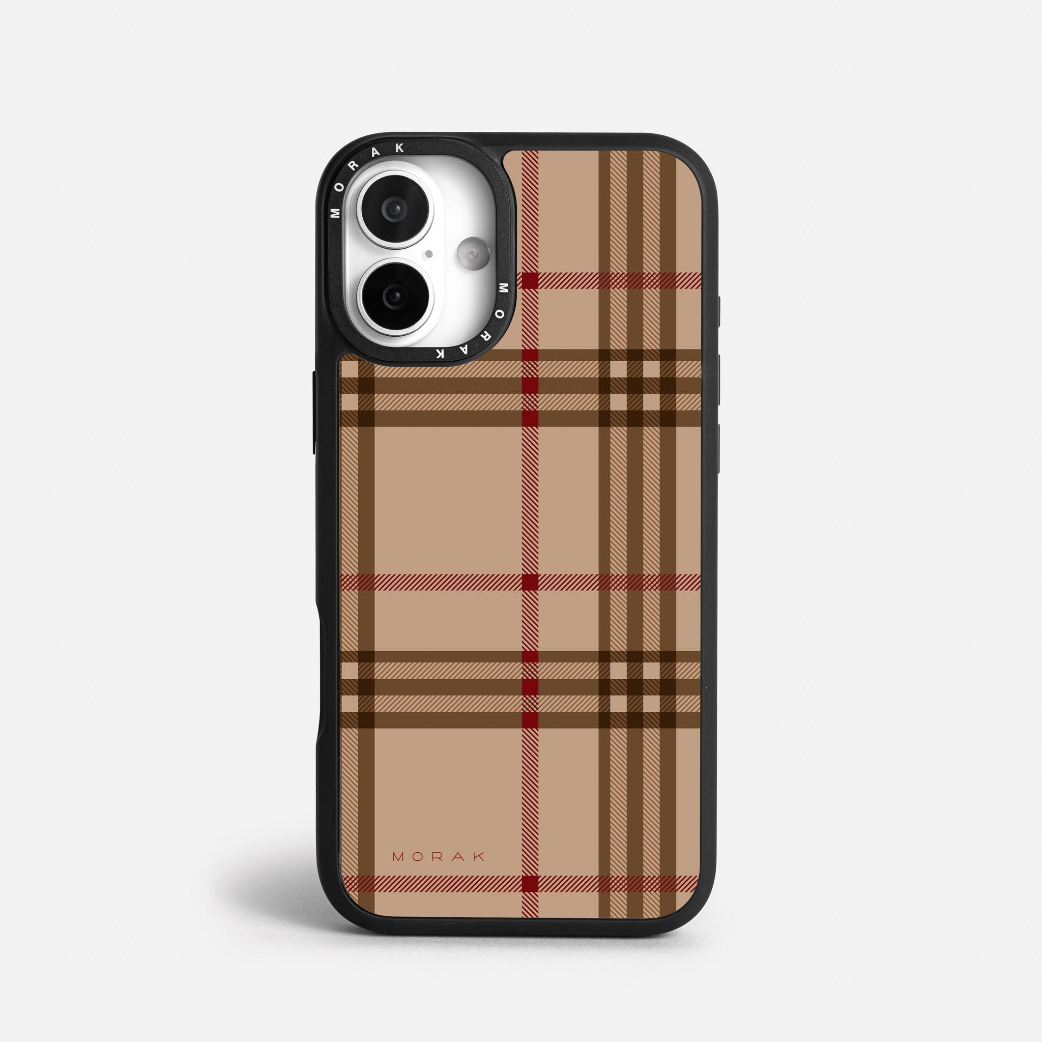 Case Classic Tartan - Blanco Premium – Protección antigolpe | Diseño colombiano | Morak