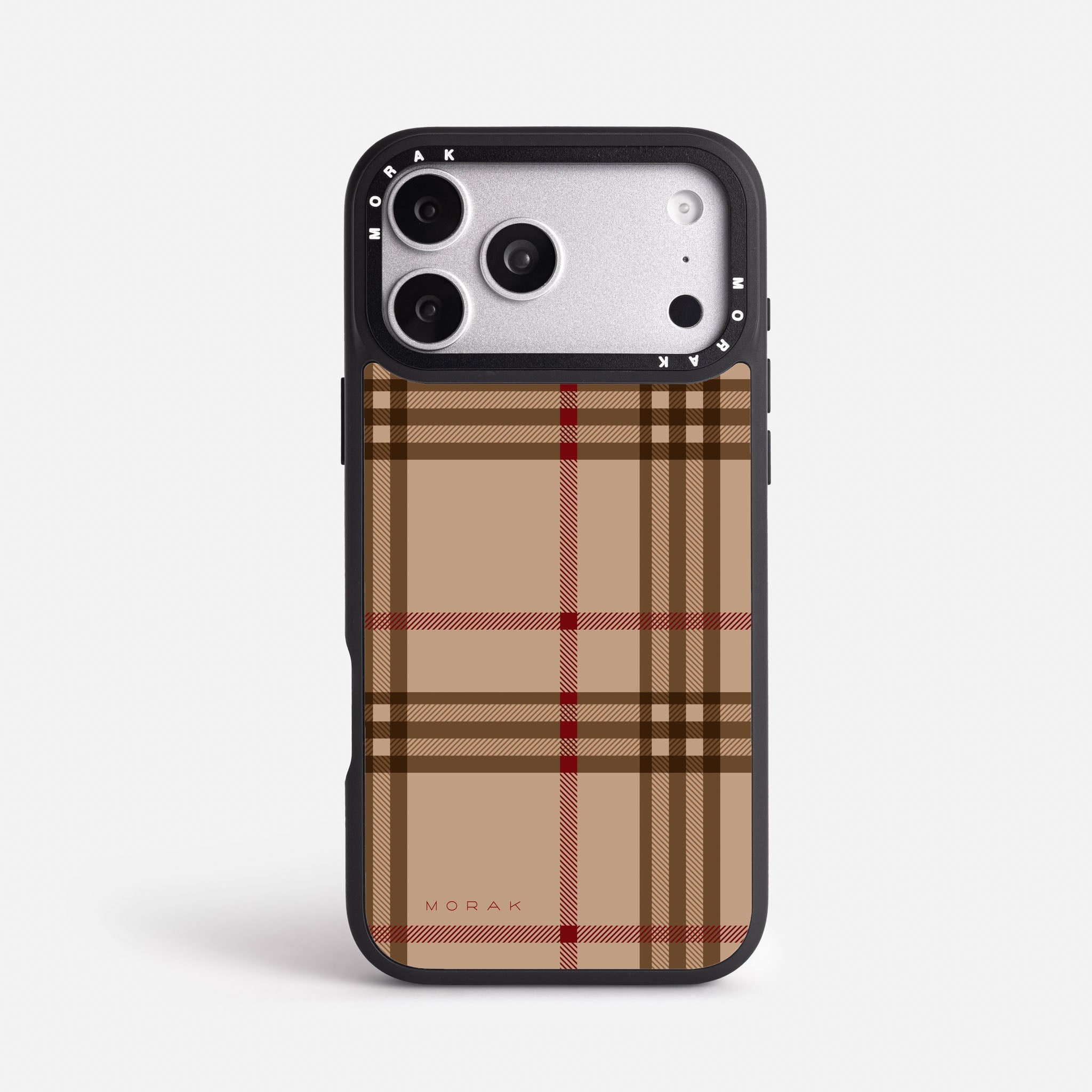 Case Classic Tartan - Blanco Premium – Protección antigolpe | Diseño colombiano | Morak