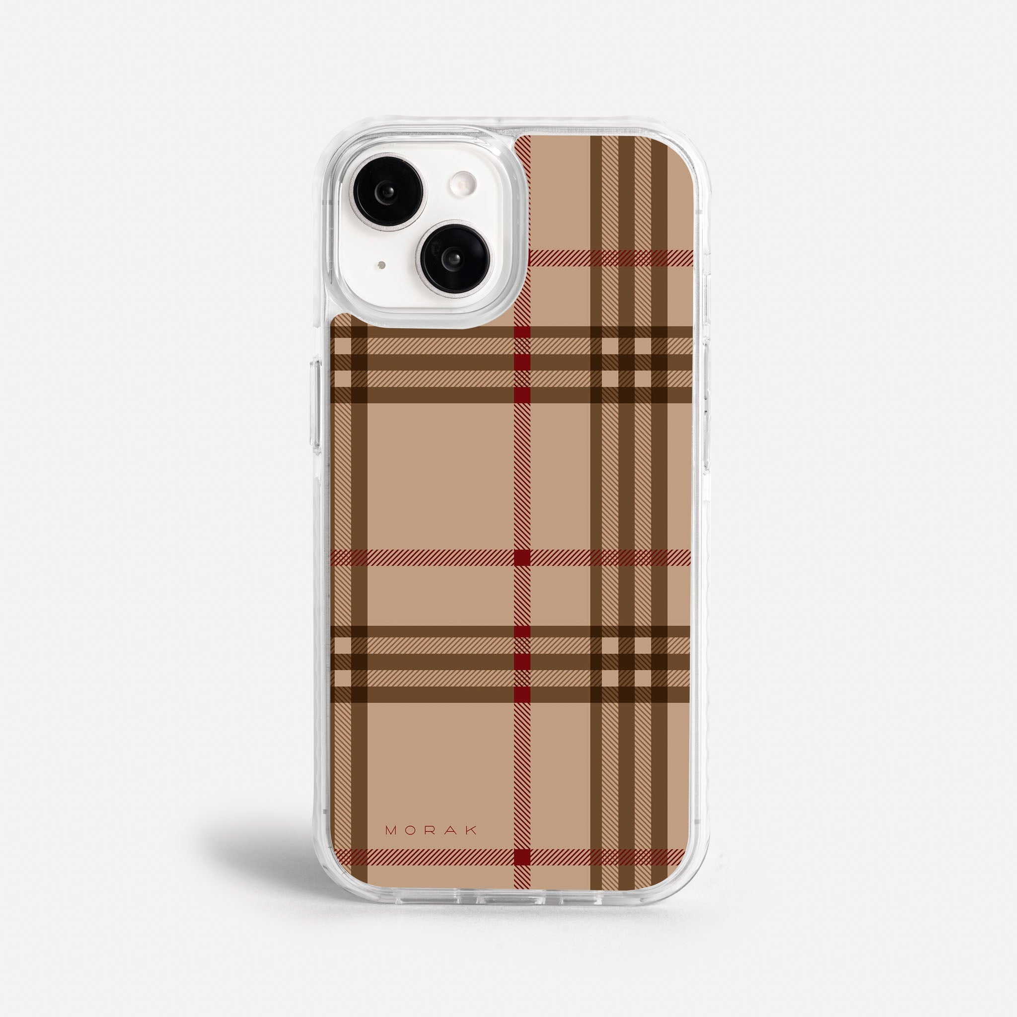 Case Classic Tartan - Blanco Premium – Protección antigolpe | Diseño colombiano | Morak