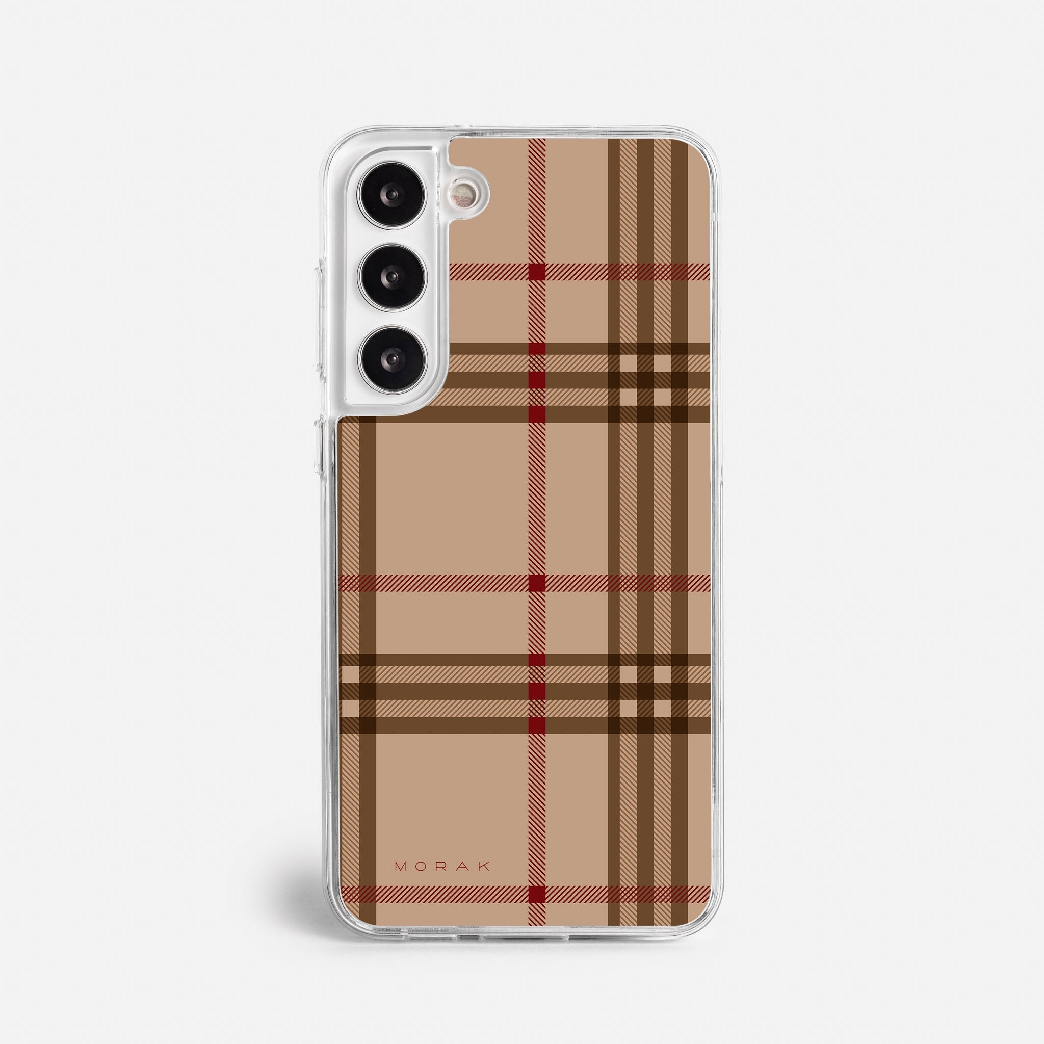 Case Classic Tartan - Blanco Premium – Protección antigolpe | Diseño colombiano | Morak