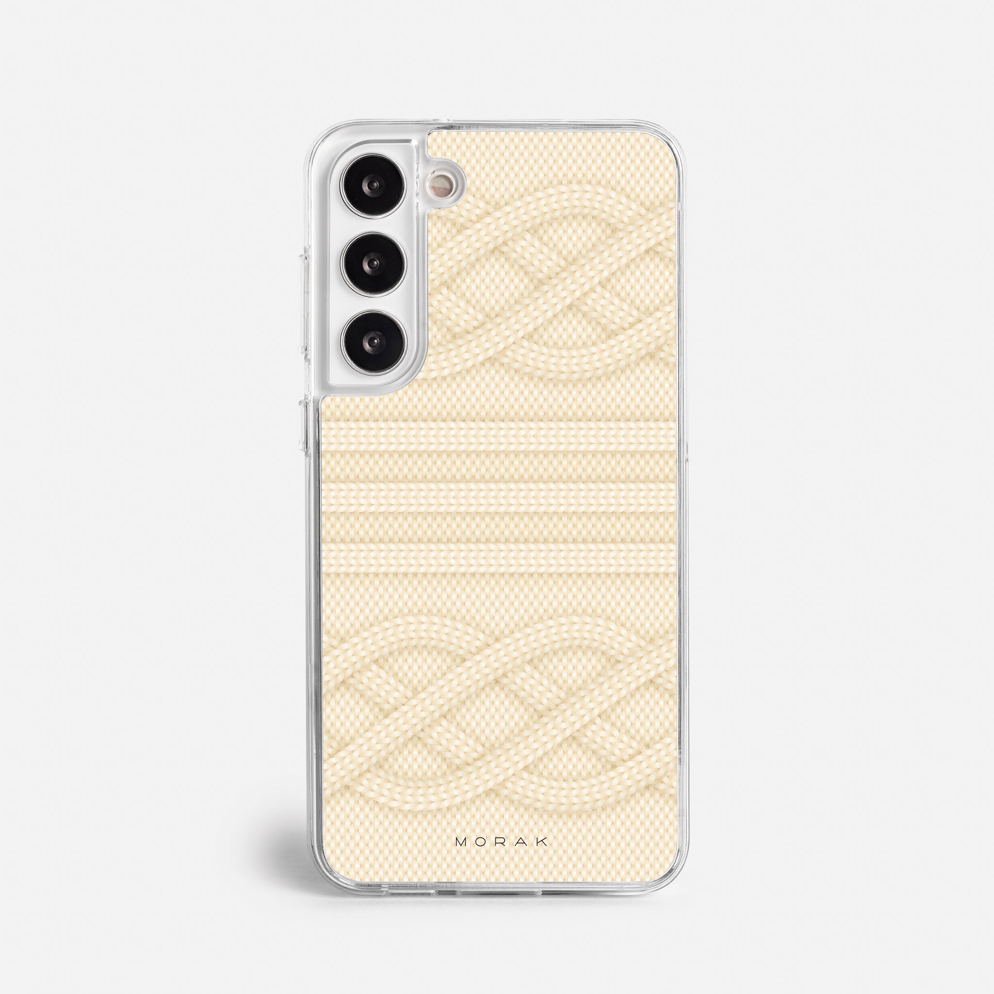 Case Classic Tartan - Blanco Premium – Protección antigolpe | Diseño colombiano | Morak