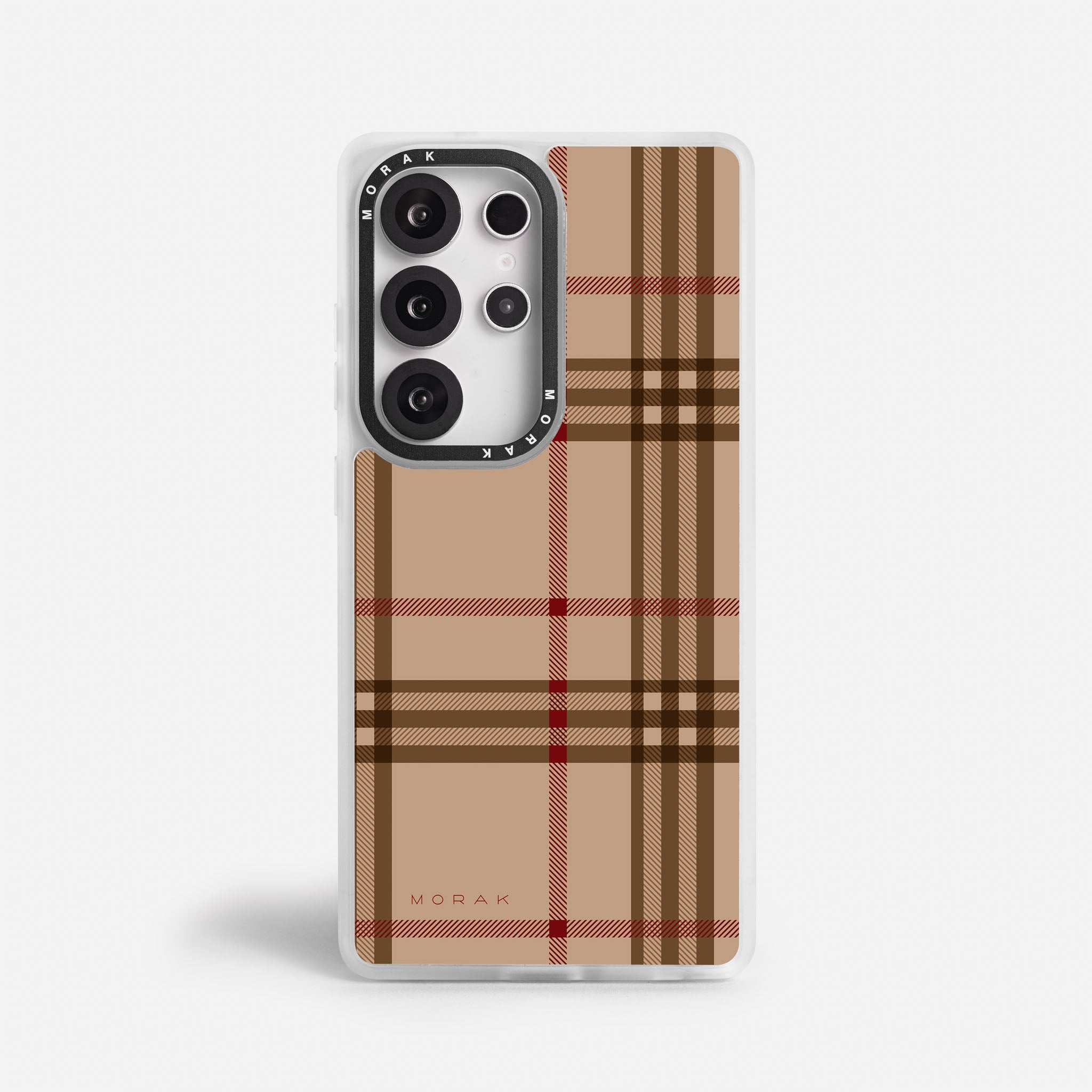 Case Classic Tartan - Blanco Premium – Protección antigolpe | Diseño colombiano | Morak