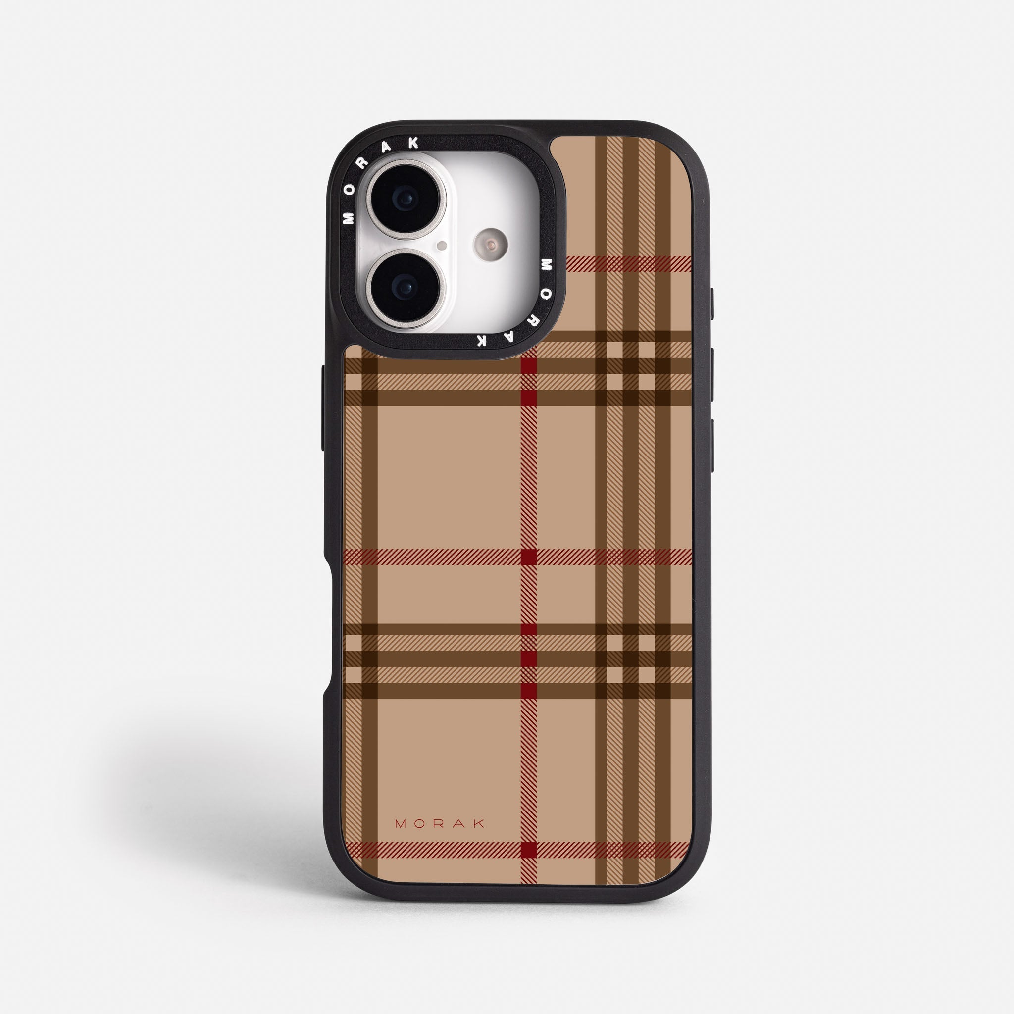 Case Classic Tartan - Blanco Premium – Protección antigolpe | Diseño colombiano | Morak