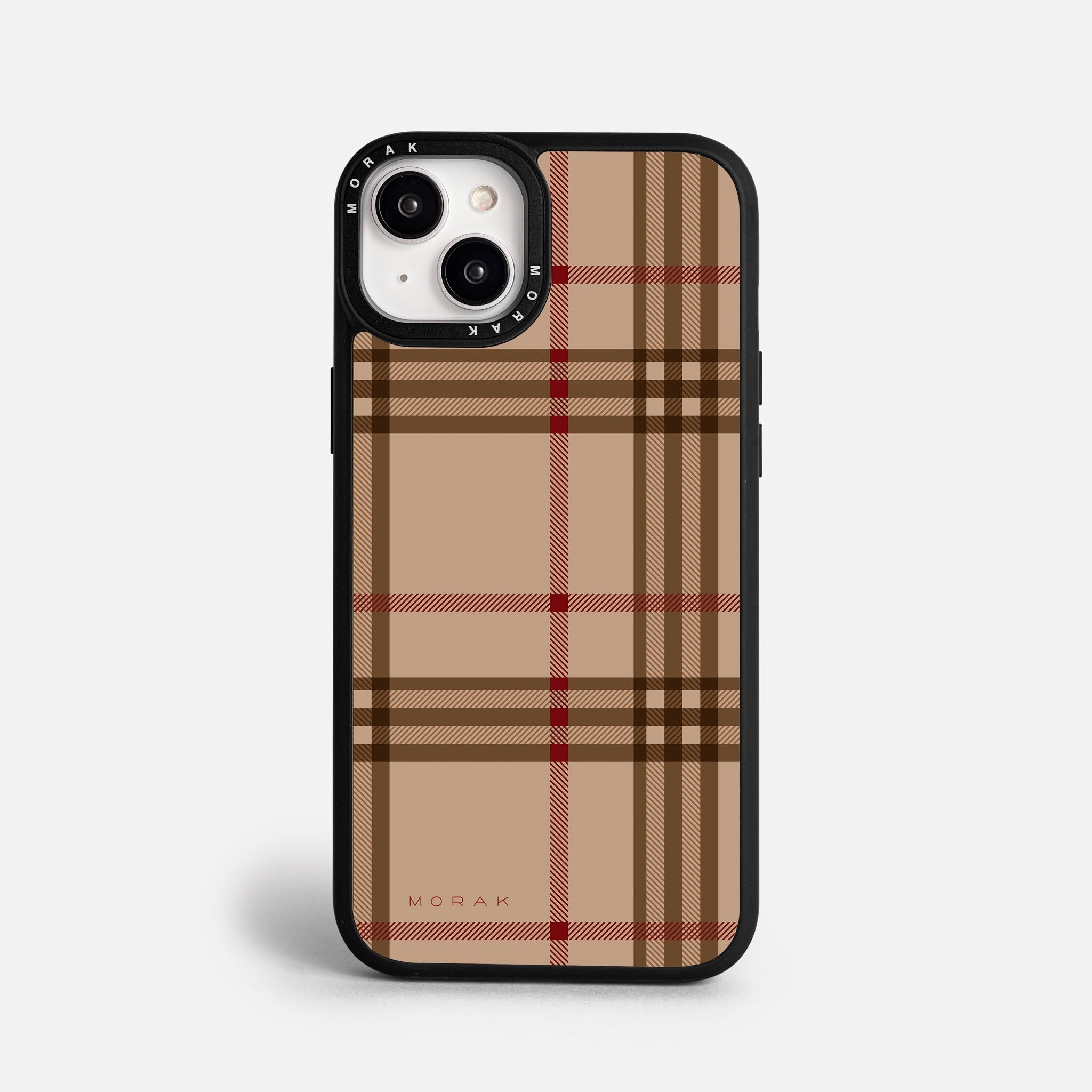 Case Classic Tartan - Blanco Premium – Protección antigolpe | Diseño colombiano | Morak