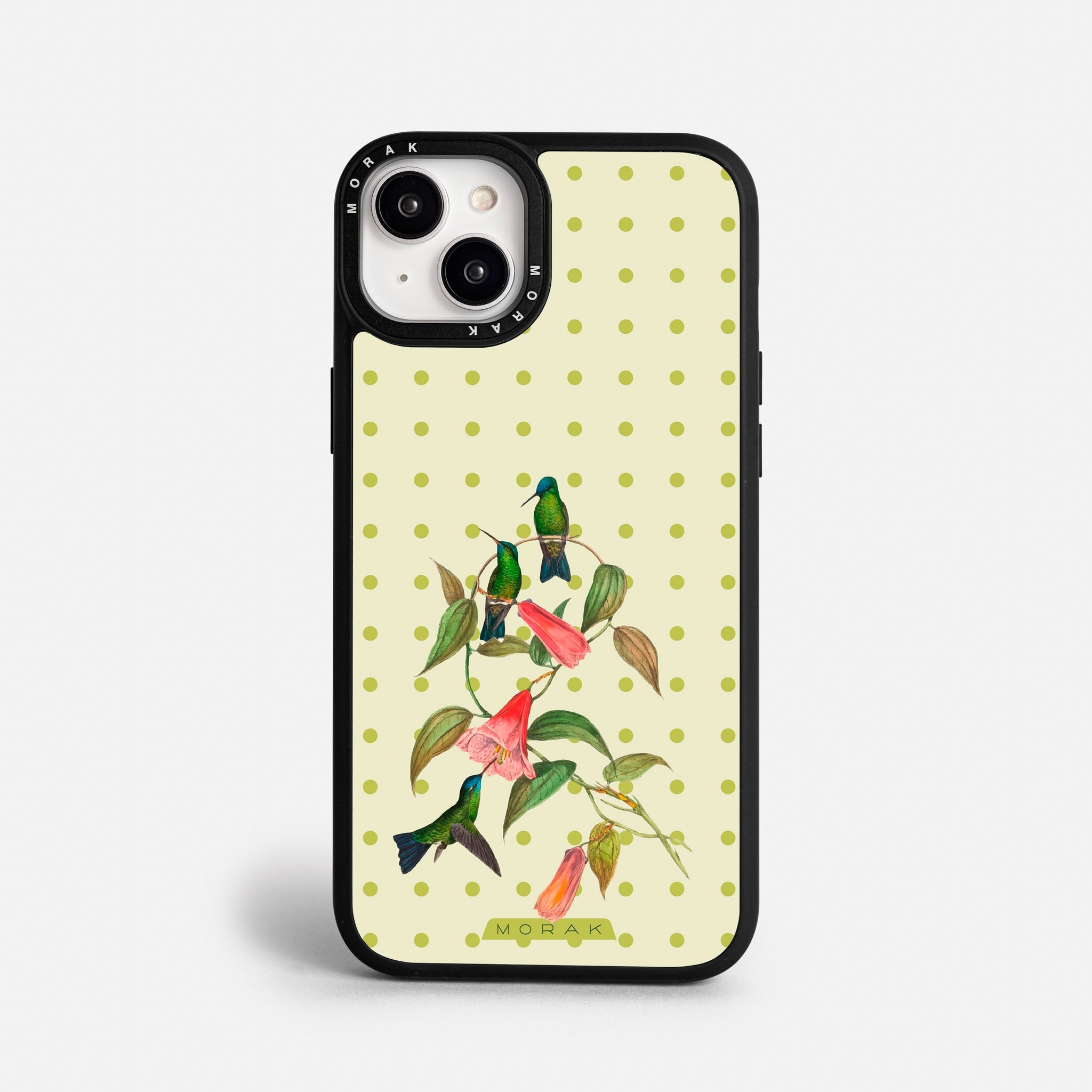 Case Colibrí Pop - Blanco Premium – Protección antigolpe | Diseño colombiano | Morak