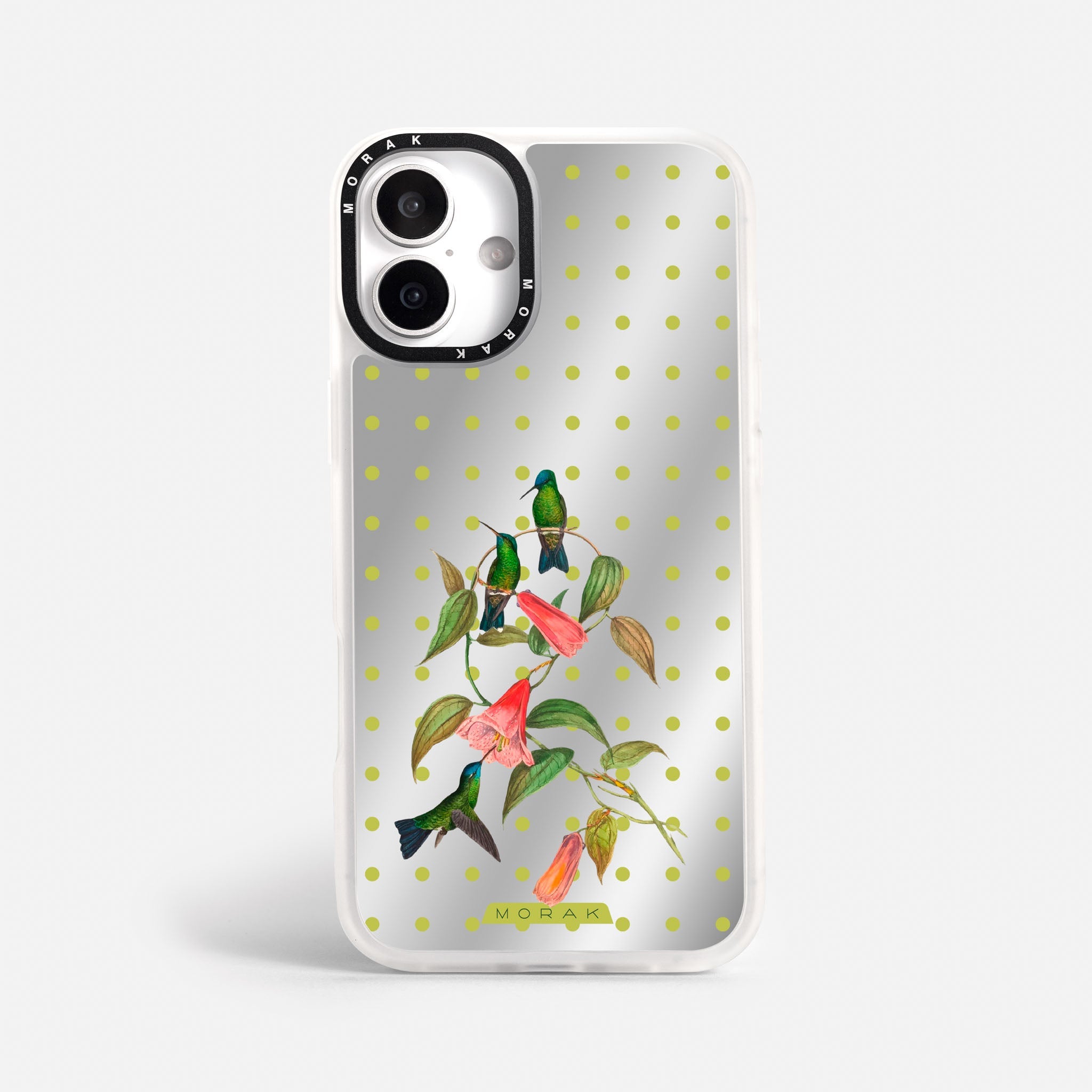 Case Colibrí Pop - Espejo Premium – Protección antigolpe | Diseño colombiano | Morak