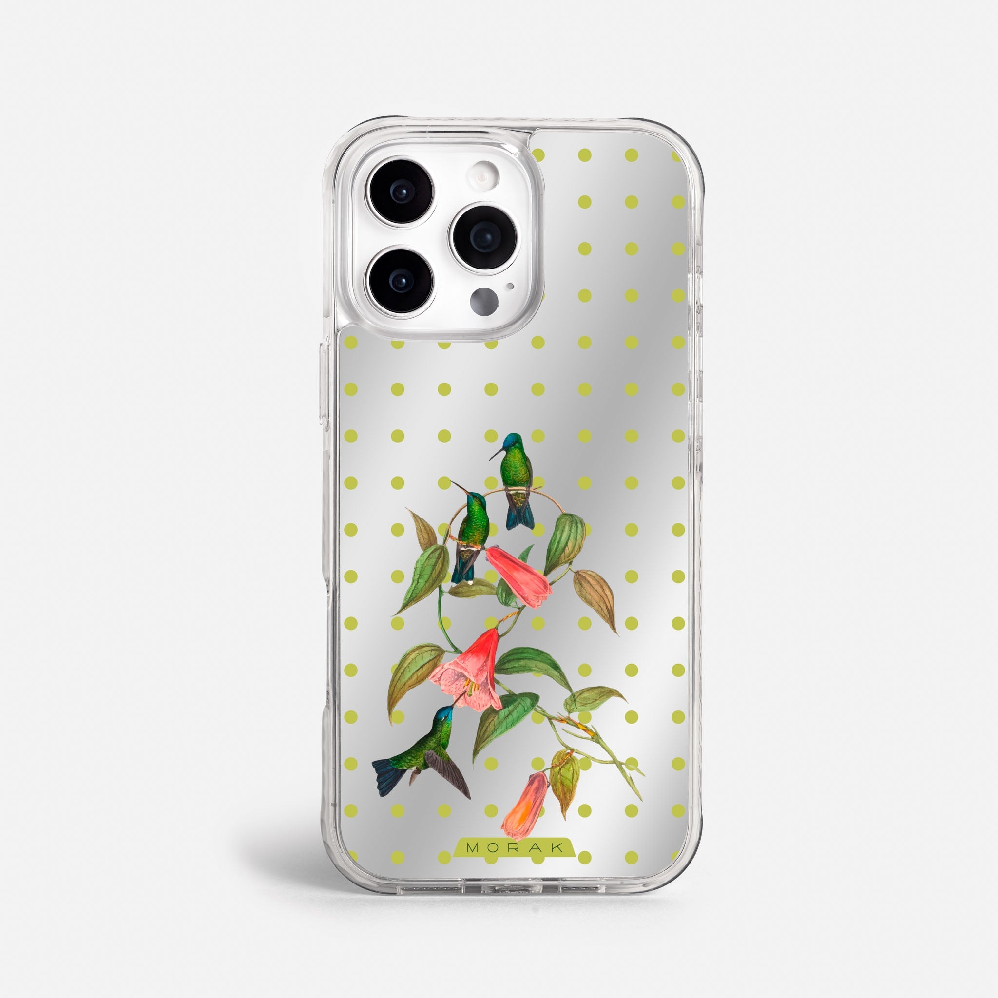 Case Colibrí Pop - Espejo Premium – Protección antigolpe | Diseño colombiano | Morak