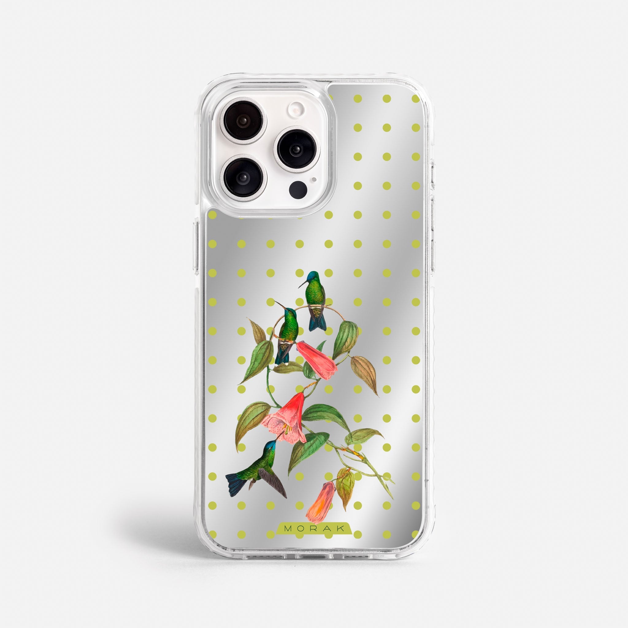 Case Colibrí Pop - Espejo Premium – Protección antigolpe | Diseño colombiano | Morak