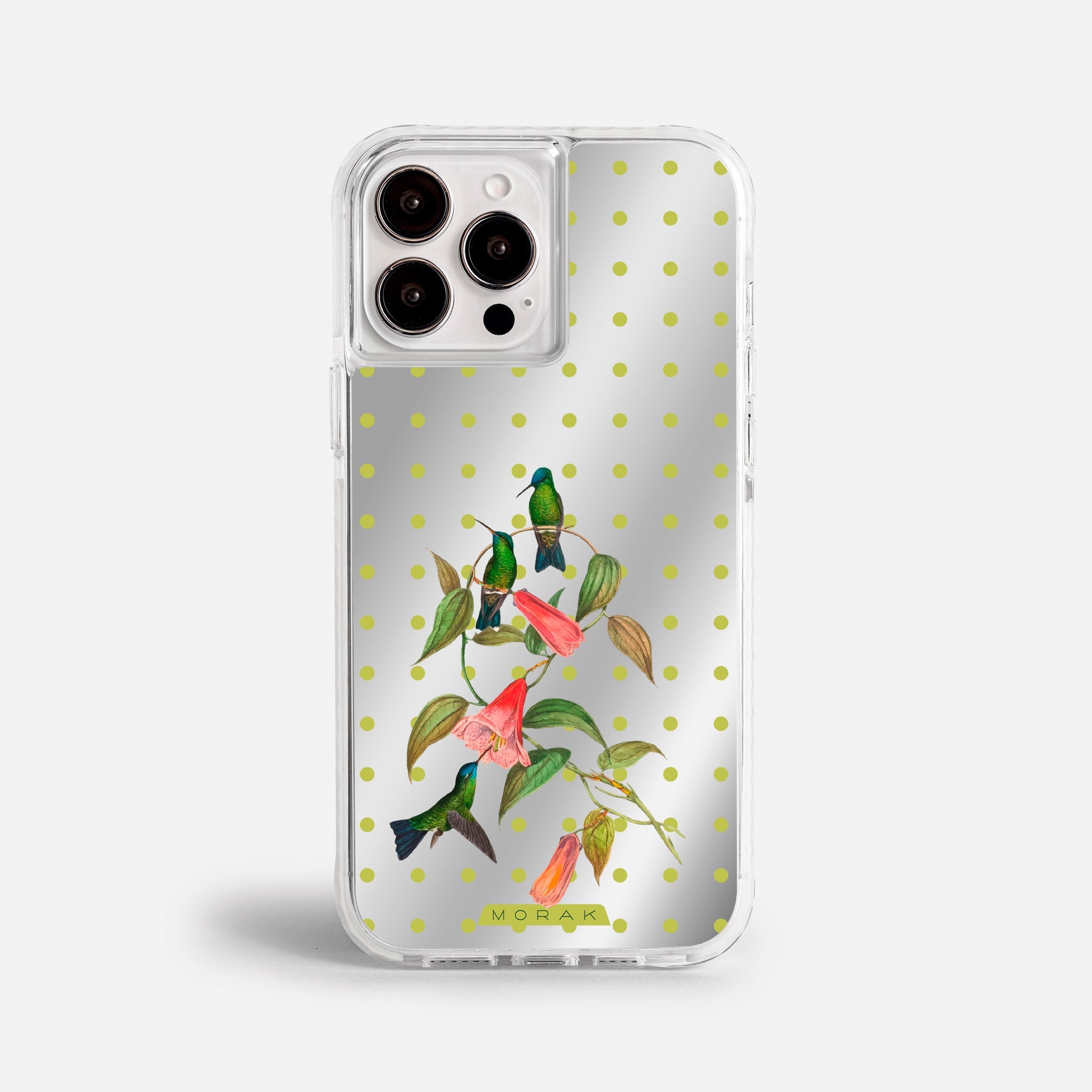 Case Colibrí Pop - Espejo Premium – Protección antigolpe | Diseño colombiano | Morak