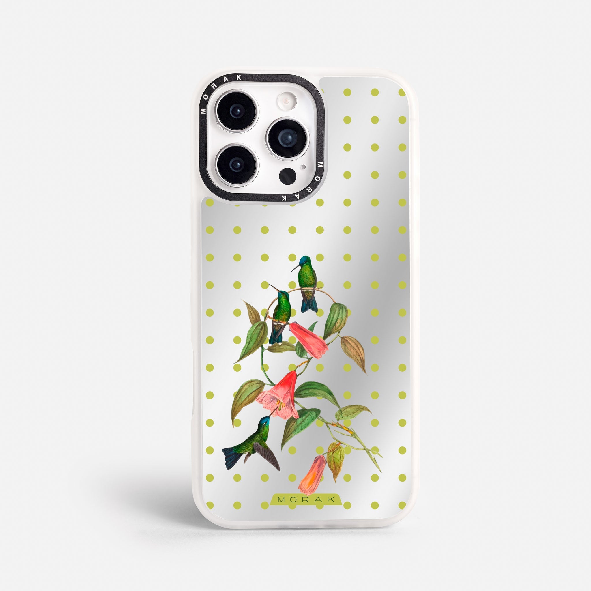 Case Colibrí Pop - Espejo Premium – Protección antigolpe | Diseño colombiano | Morak