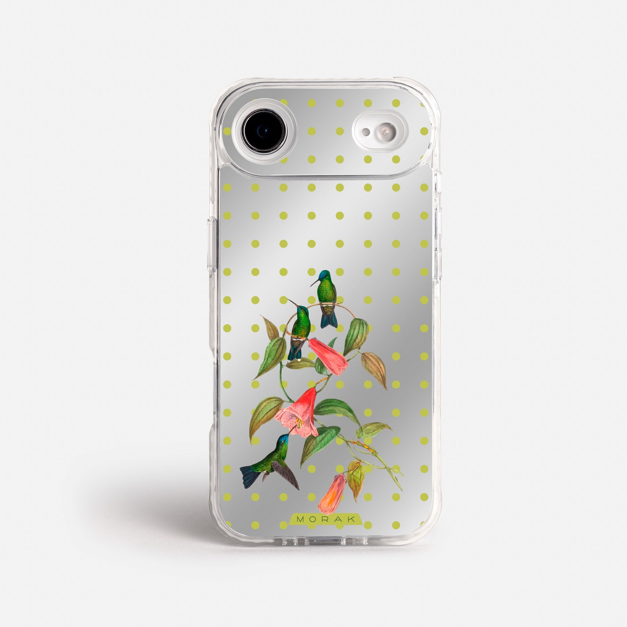 Case Colibrí Pop - Espejo Premium – Protección antigolpe | Diseño colombiano | Morak