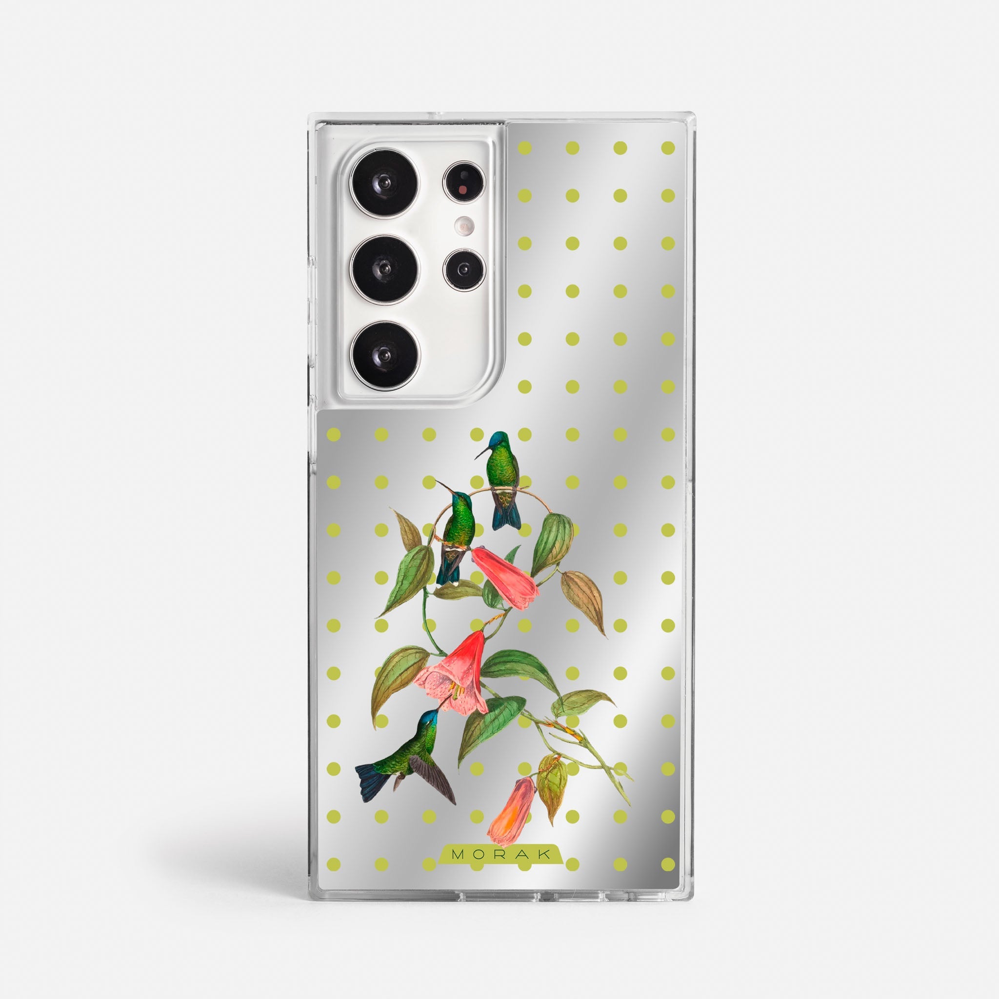 Case Colibrí Pop - Espejo Premium – Protección antigolpe | Diseño colombiano | Morak