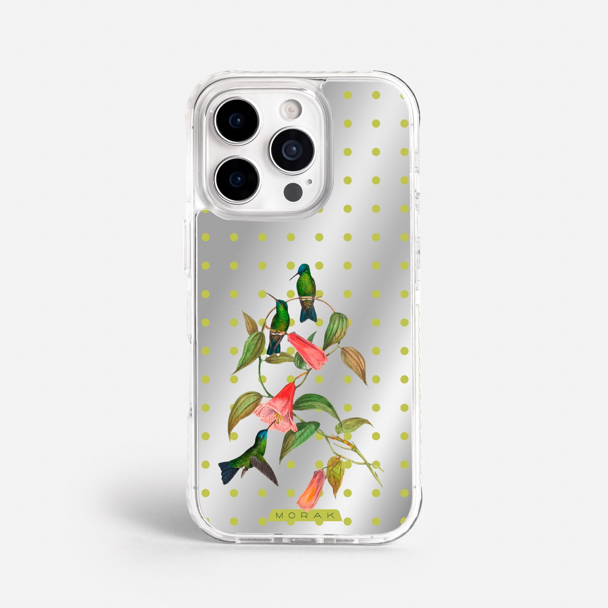 Case Colibrí Pop - Espejo Premium – Protección antigolpe | Diseño colombiano | Morak