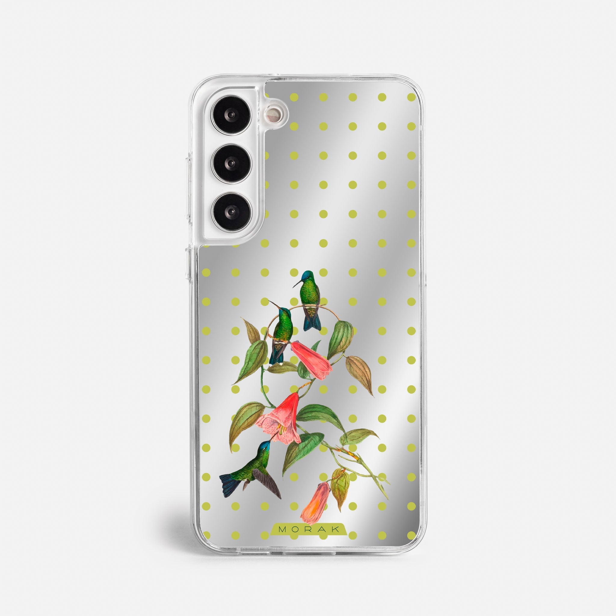 Case Colibrí Pop - Espejo Premium – Protección antigolpe | Diseño colombiano | Morak