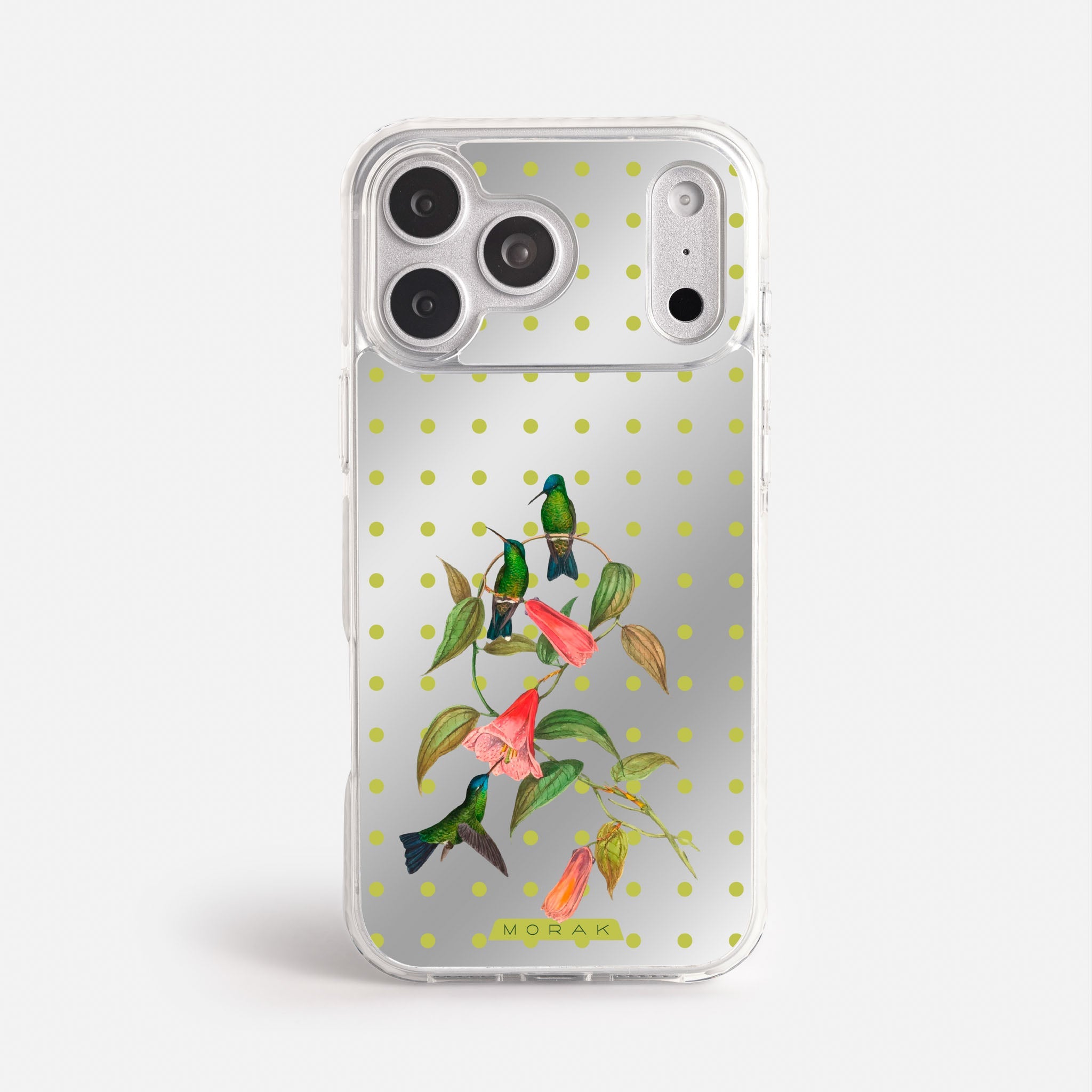 Case Colibrí Pop - Espejo Premium – Protección antigolpe | Diseño colombiano | Morak
