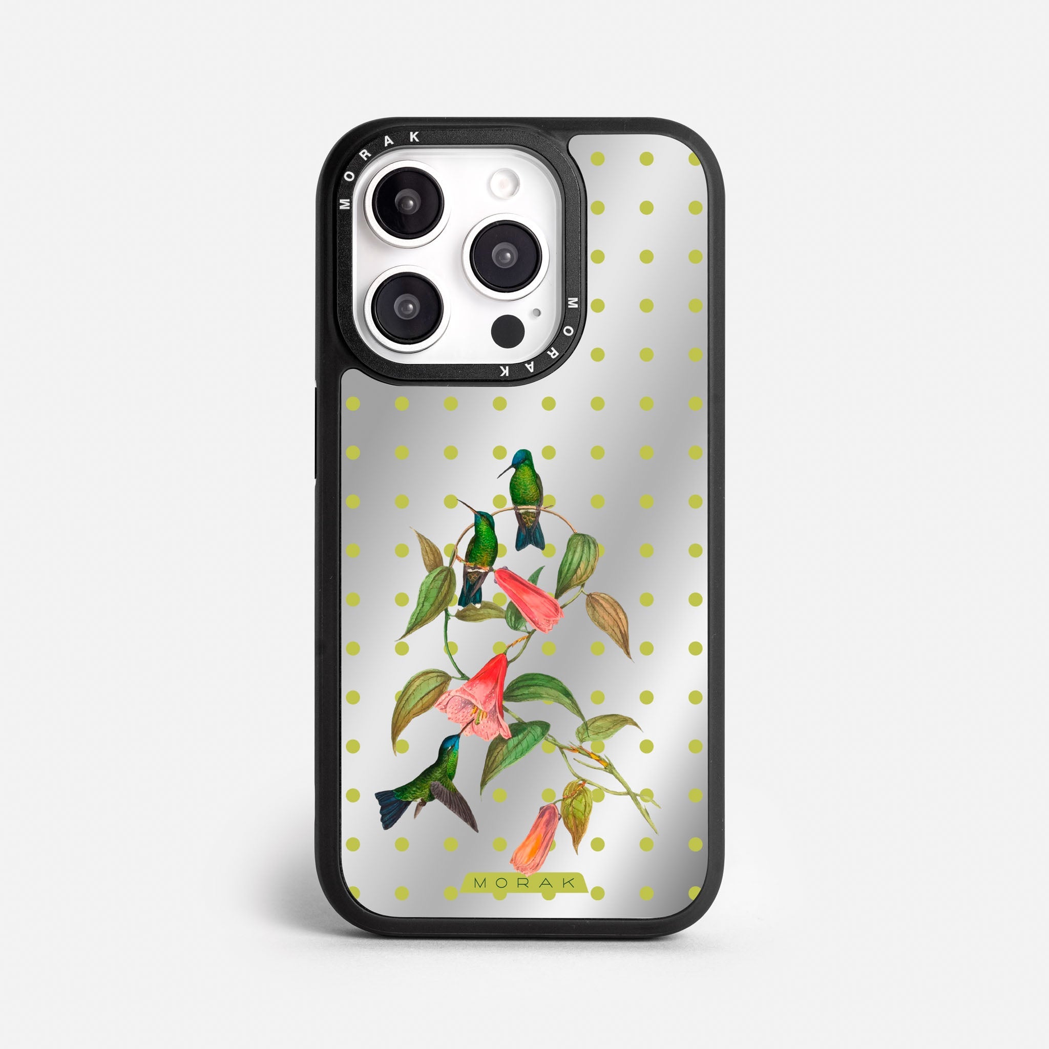 Case Colibrí Pop - Espejo Premium – Protección antigolpe | Diseño colombiano | Morak