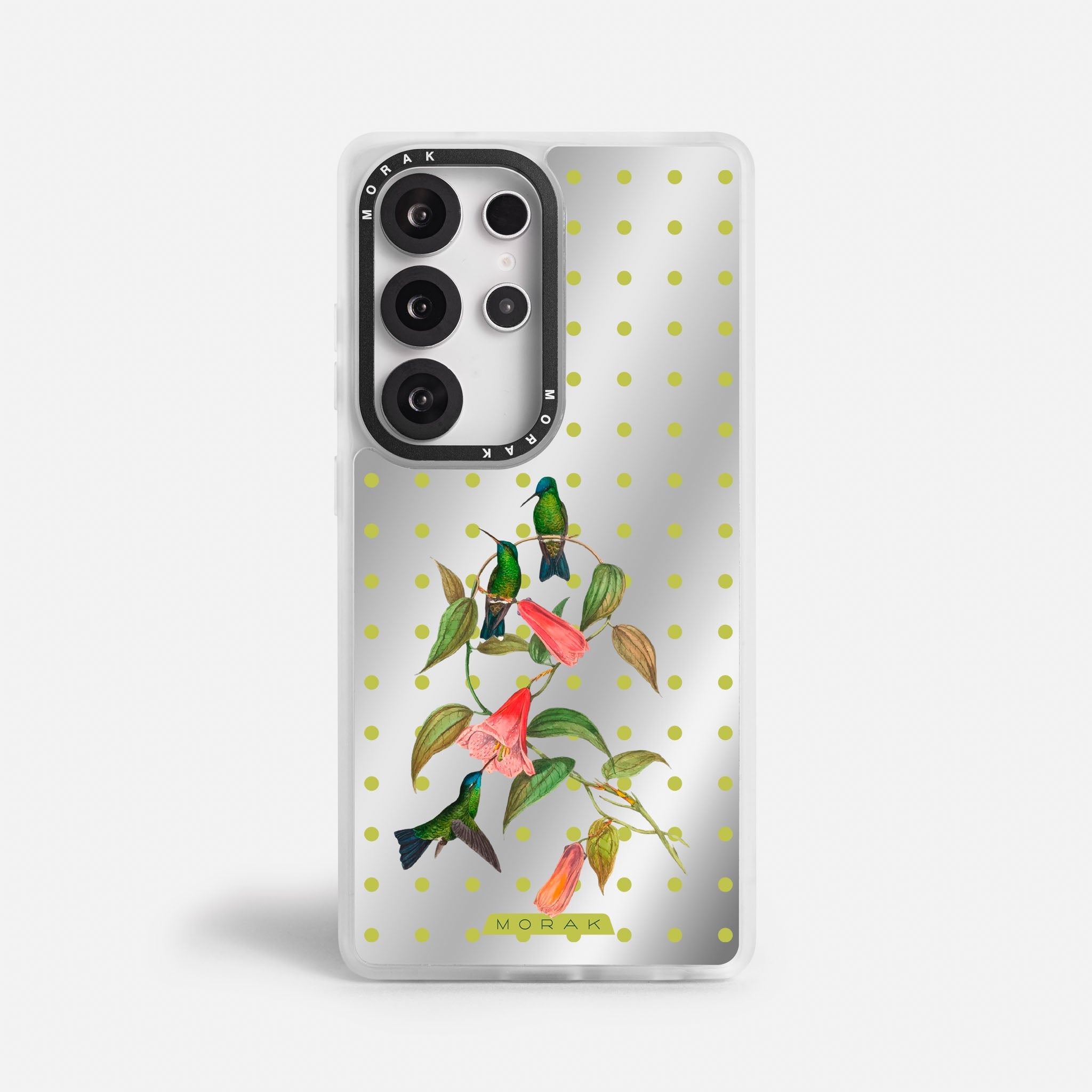 Case Colibrí Pop - Espejo Premium – Protección antigolpe | Diseño colombiano | Morak