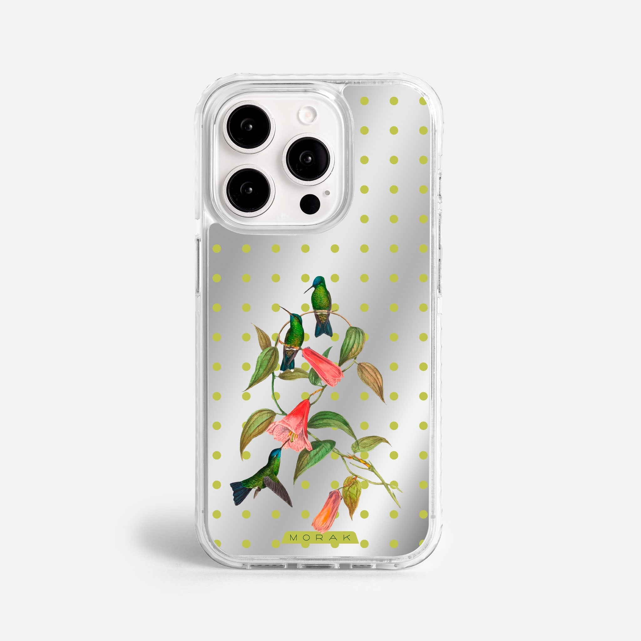Case Colibrí Pop - Espejo Premium – Protección antigolpe | Diseño colombiano | Morak