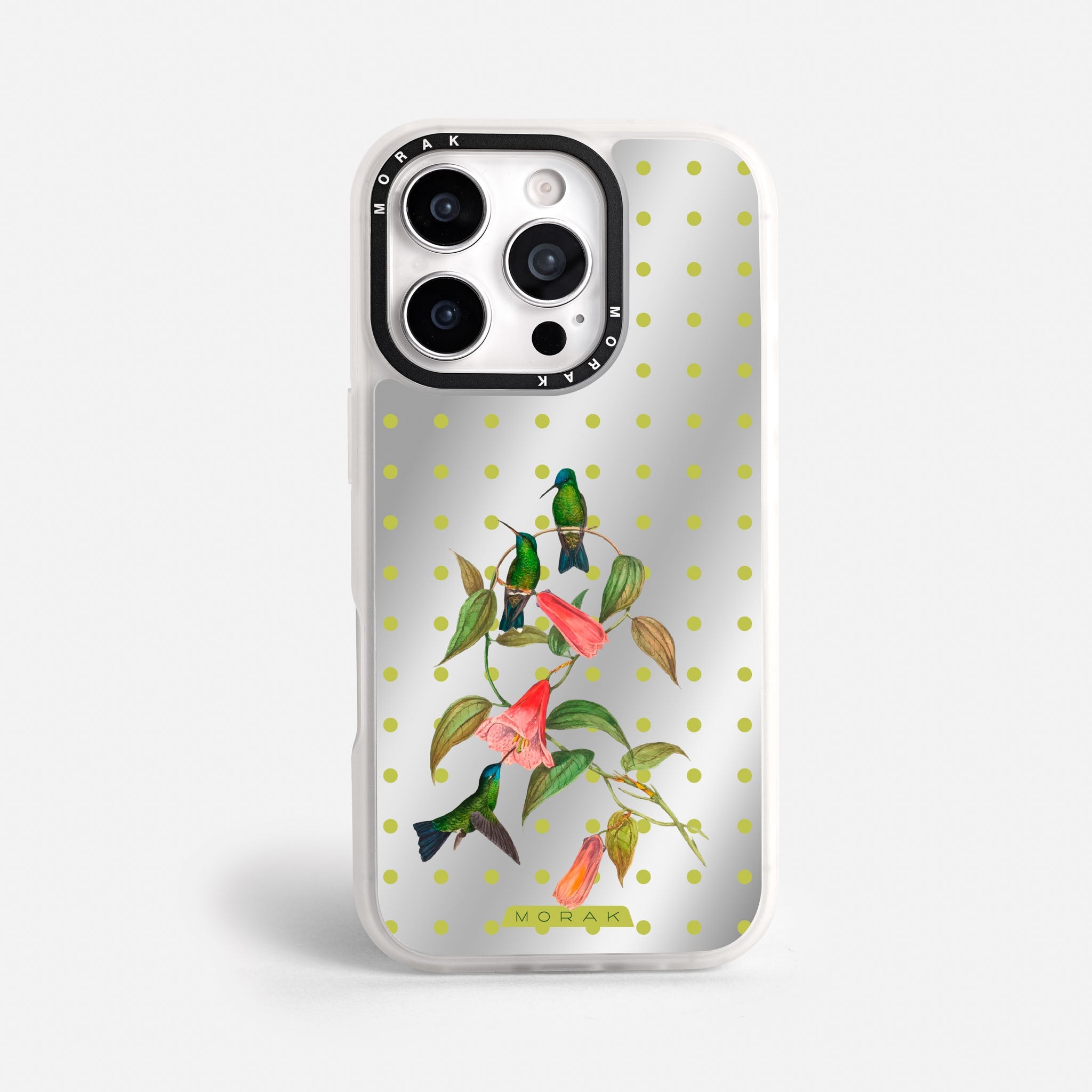 Case Colibrí Pop - Espejo Premium – Protección antigolpe | Diseño colombiano | Morak