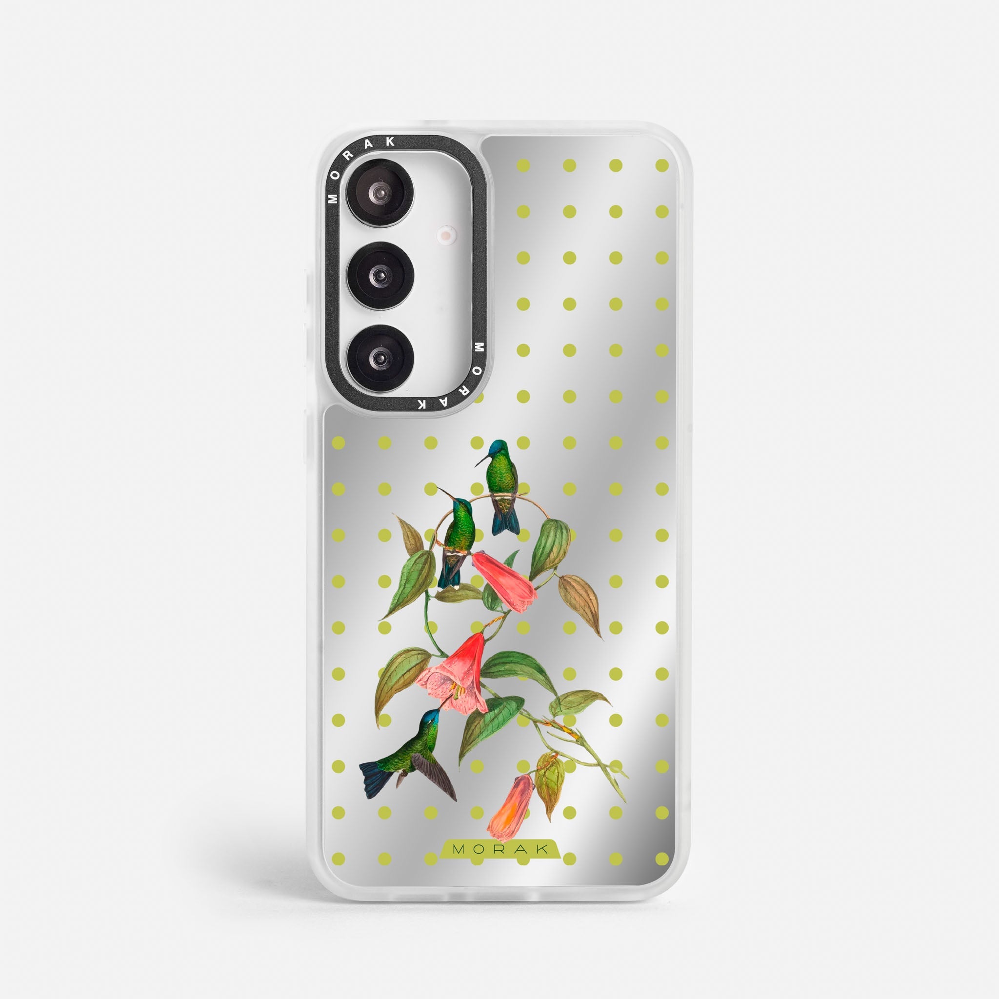 Case Colibrí Pop - Espejo Premium – Protección antigolpe | Diseño colombiano | Morak