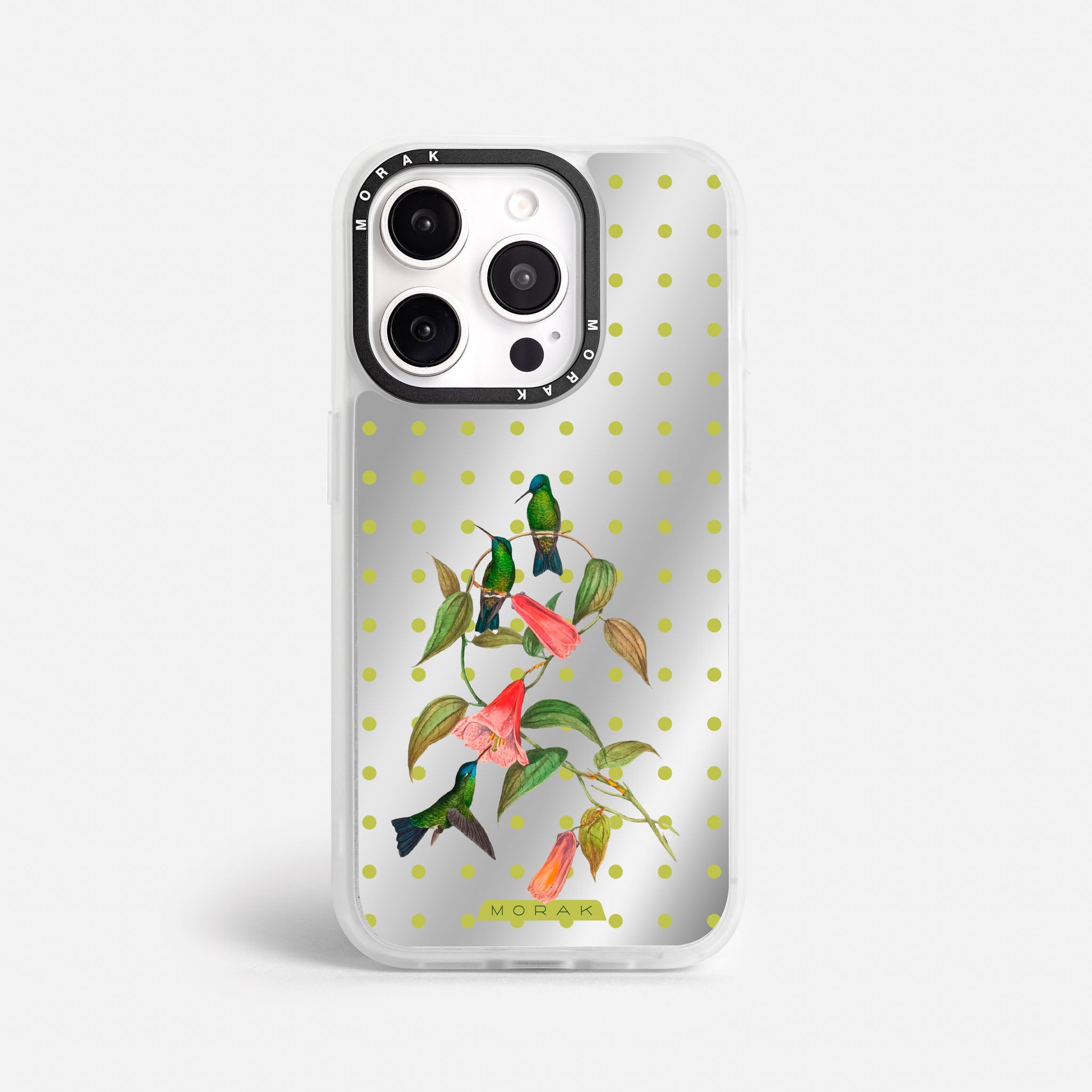 Case Colibrí Pop - Espejo Premium – Protección antigolpe | Diseño colombiano | Morak