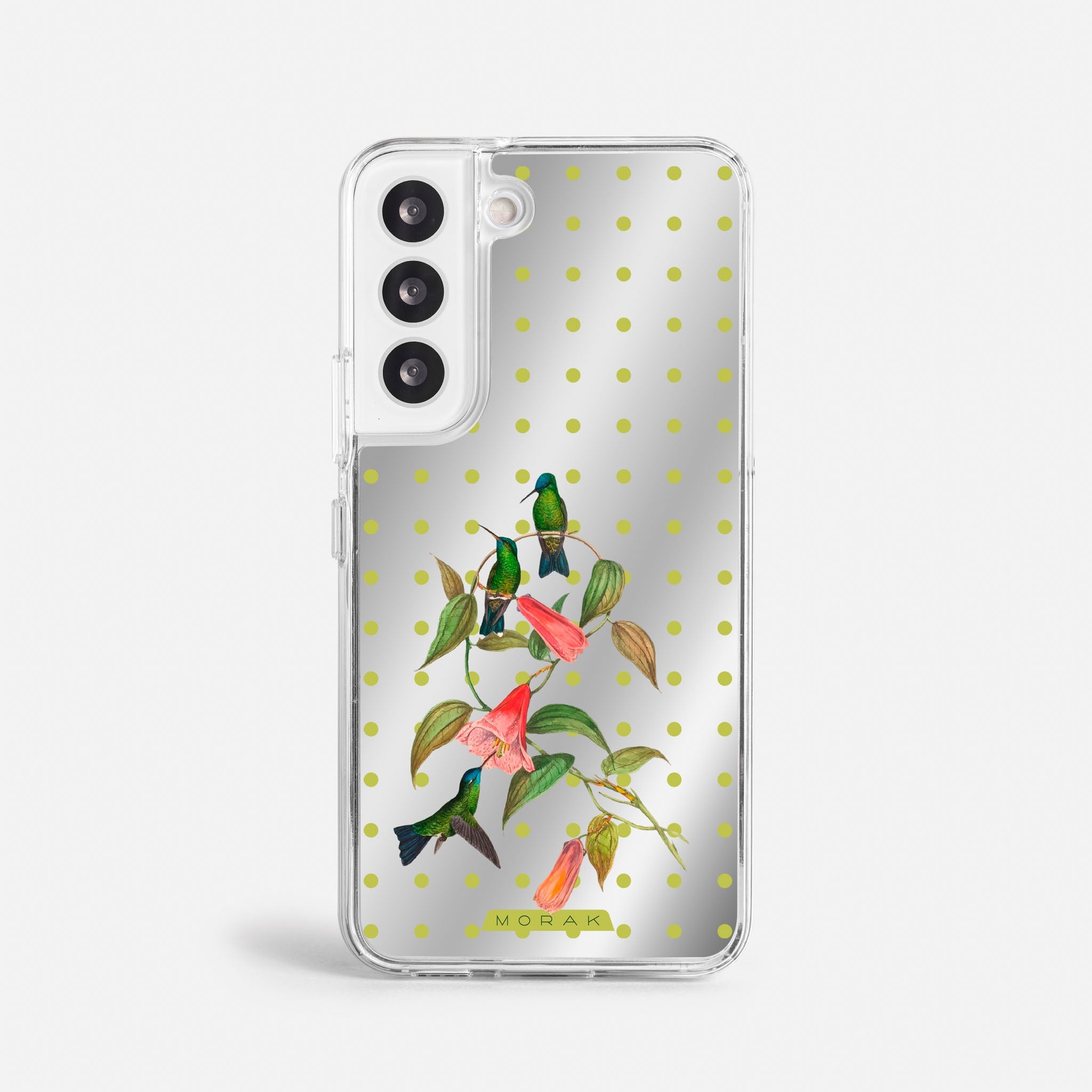 Case Colibrí Pop - Espejo Premium – Protección antigolpe | Diseño colombiano | Morak