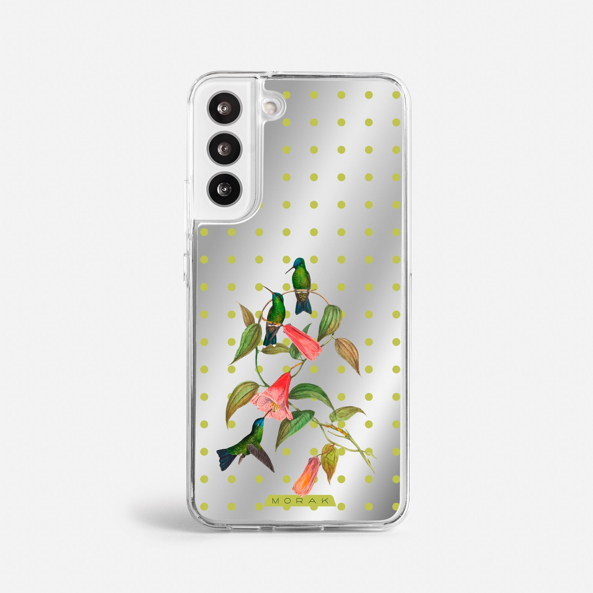 Case Colibrí Pop - Espejo Premium – Protección antigolpe | Diseño colombiano | Morak