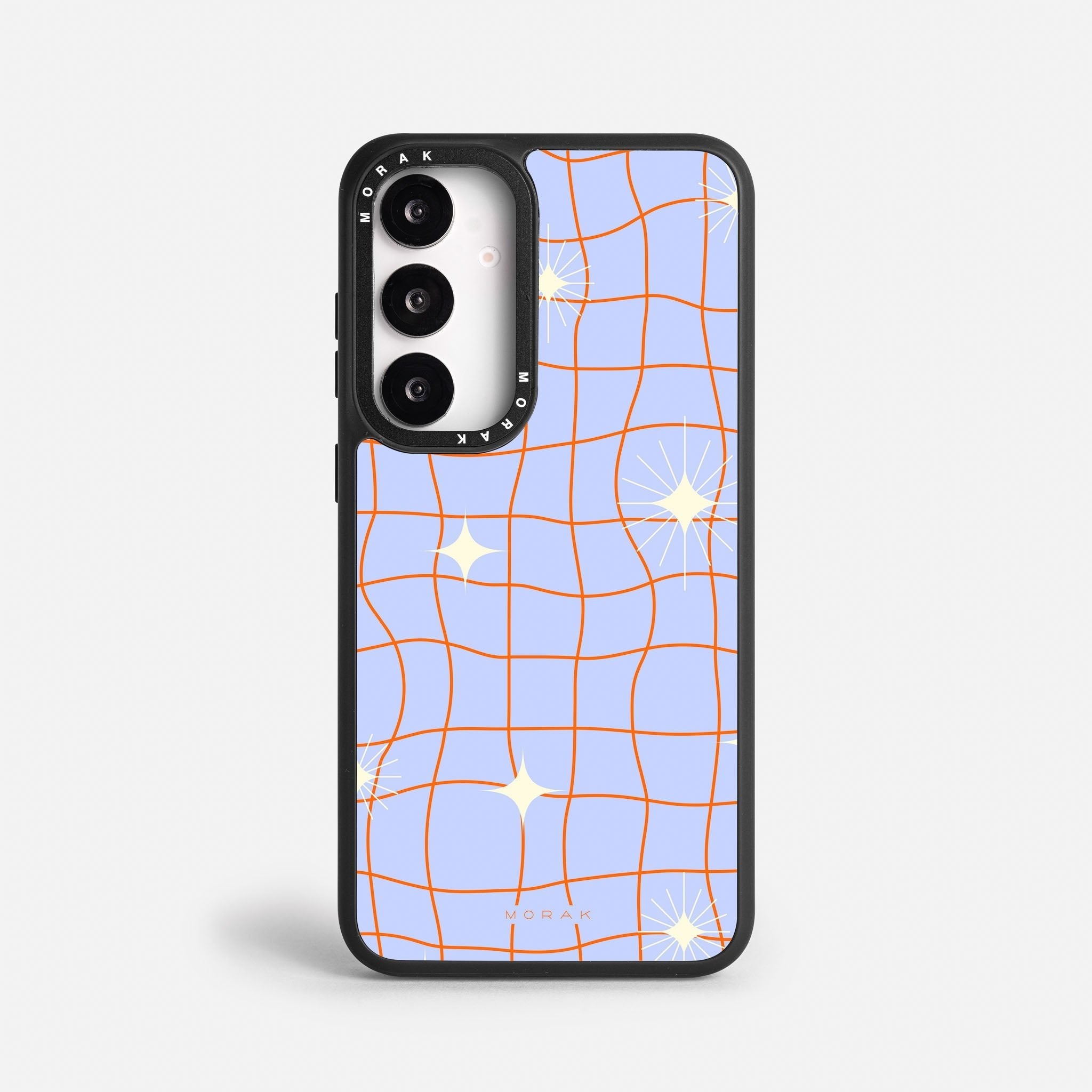 Case Cosmic Grid - Blanco Premium – Protección antigolpe | Diseño colombiano | Morak