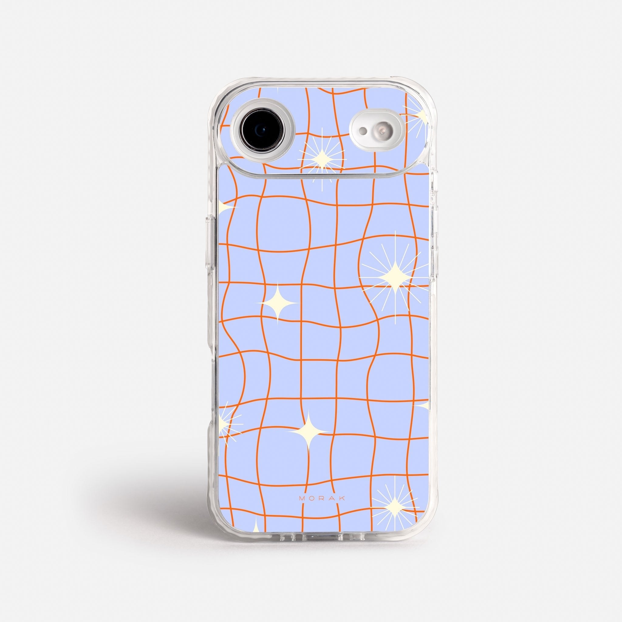 Case Cosmic Grid - Blanco Premium – Protección antigolpe | Diseño colombiano | Morak
