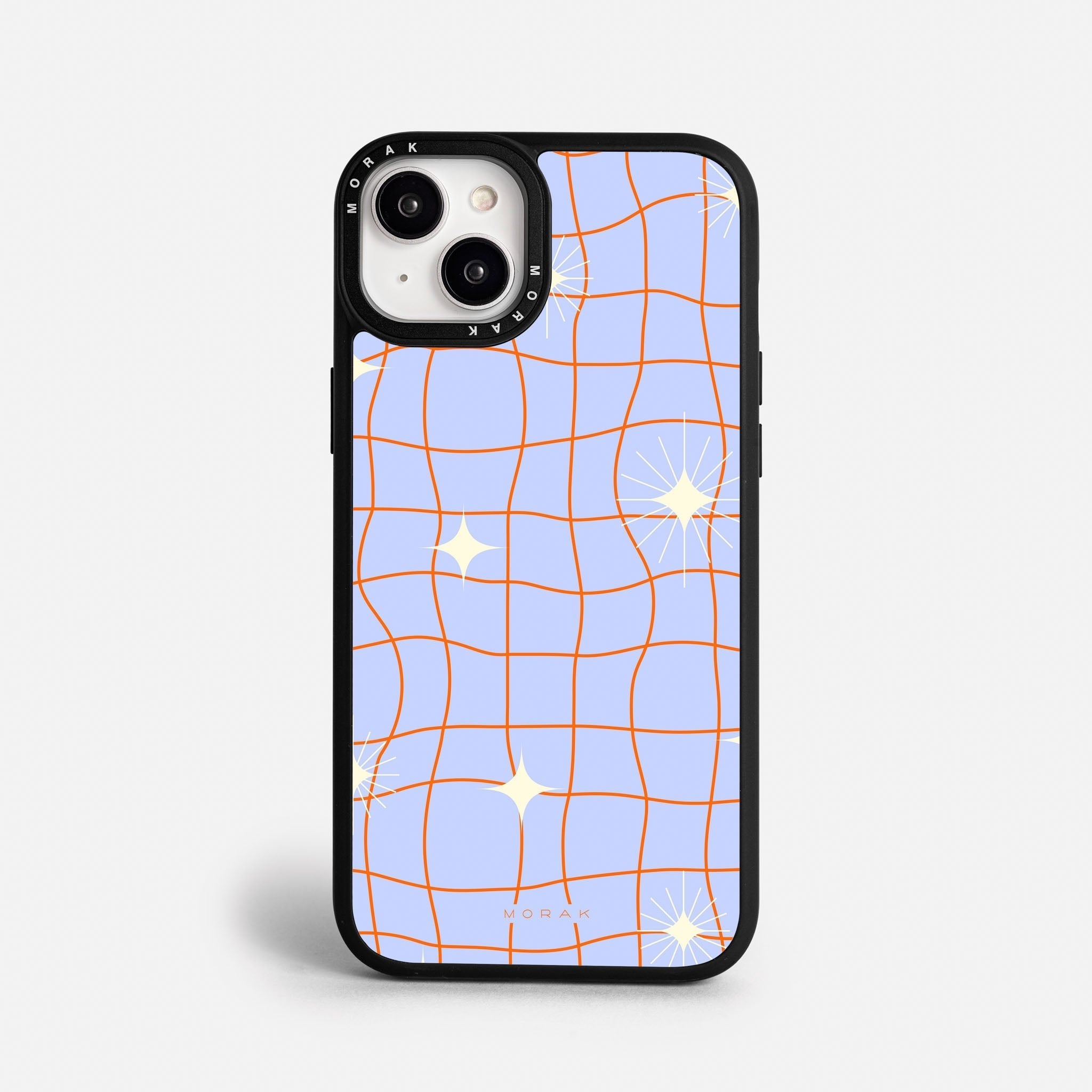 Case Cosmic Grid - Blanco Premium – Protección antigolpe | Diseño colombiano | Morak