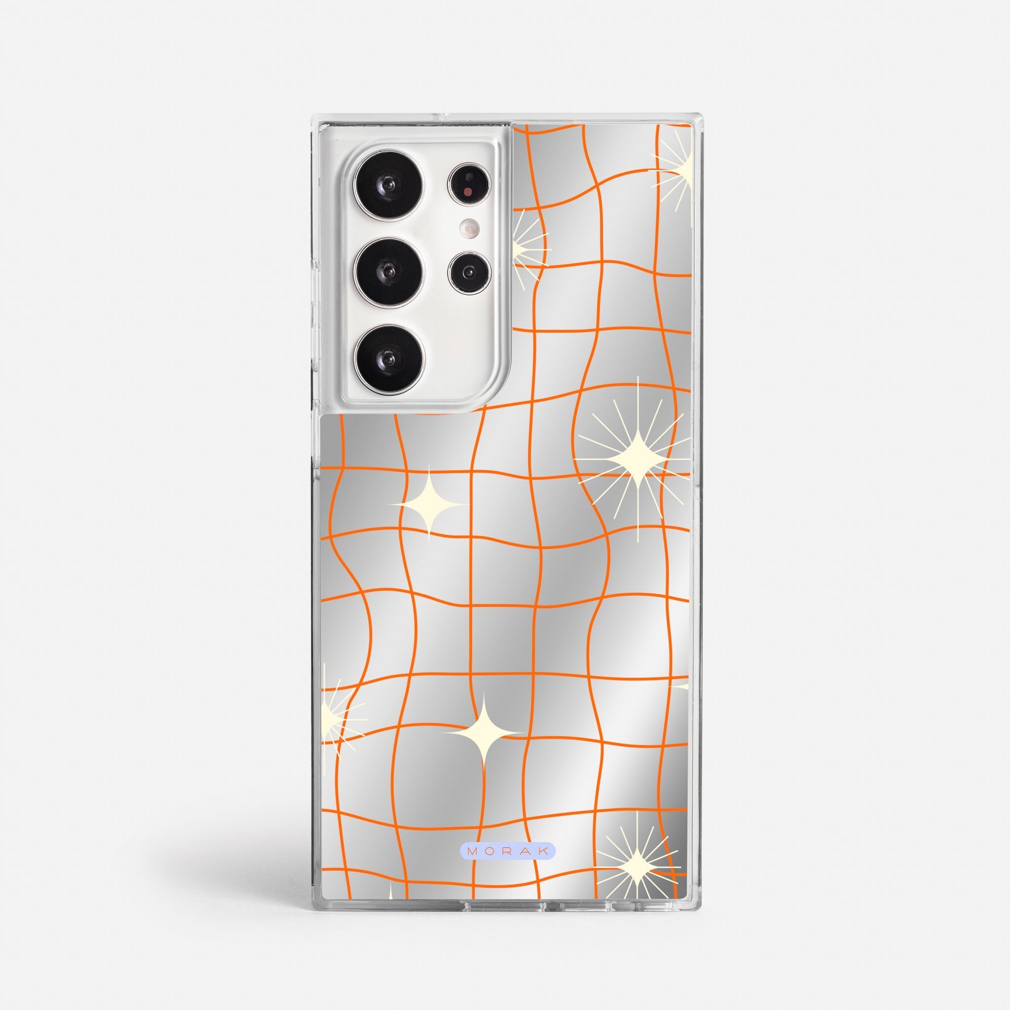 Case Cosmic Grid - Espejo Premium – Protección antigolpe | Diseño colombiano | Morak