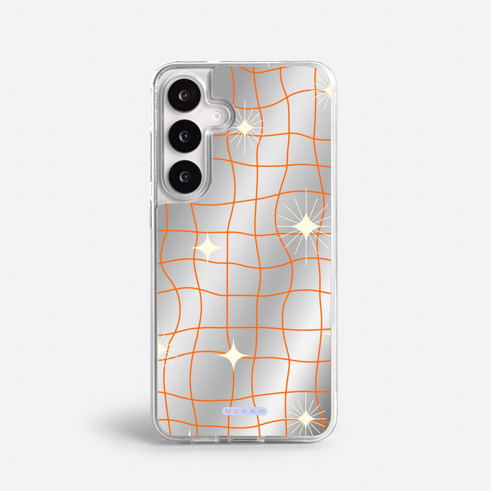 Case Cosmic Grid - Espejo Premium – Protección antigolpe | Diseño colombiano | Morak